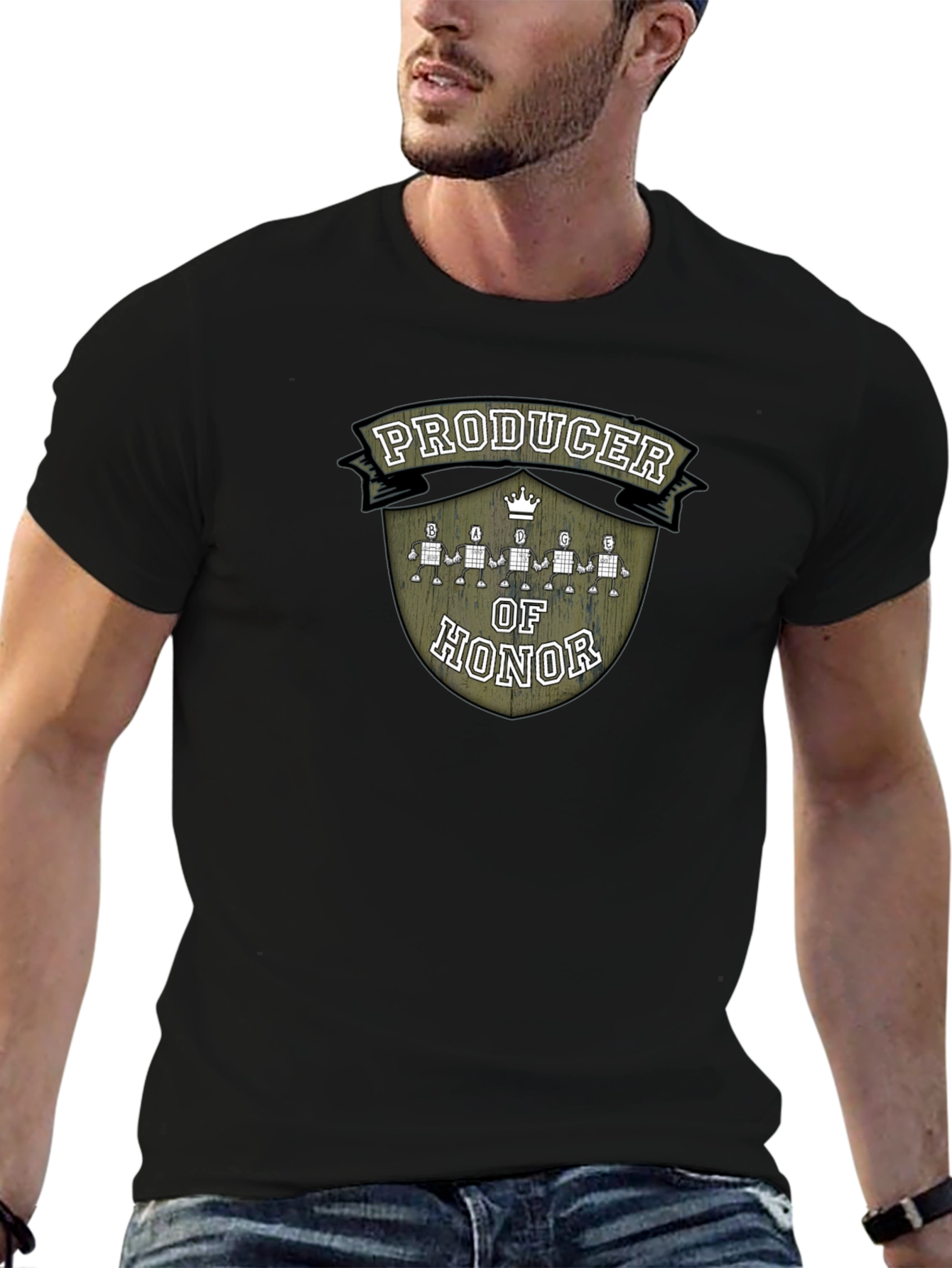 Producer of Honor Graphic Tee - Black