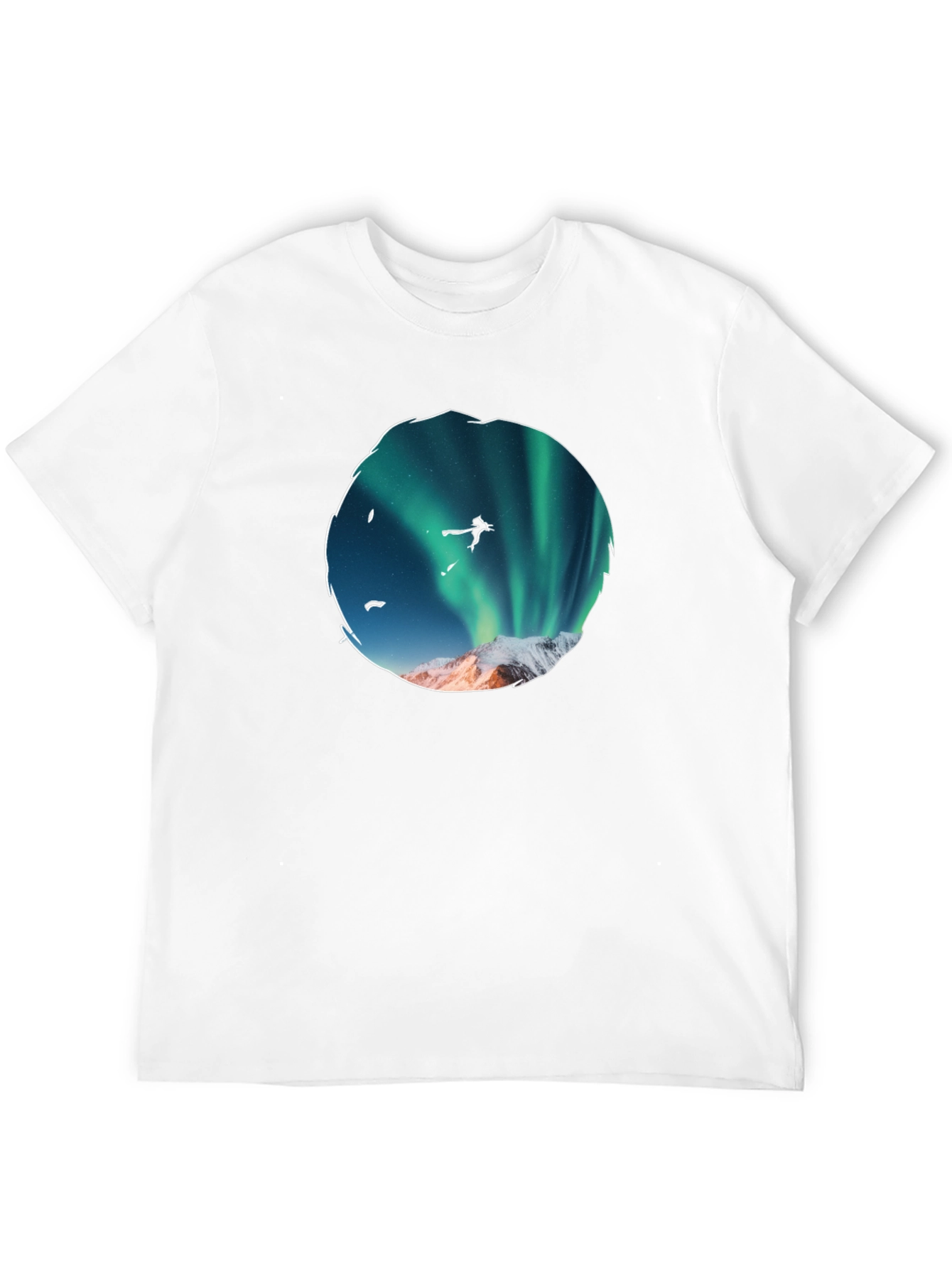 Aurora Skydiver Graphic Tee - Black