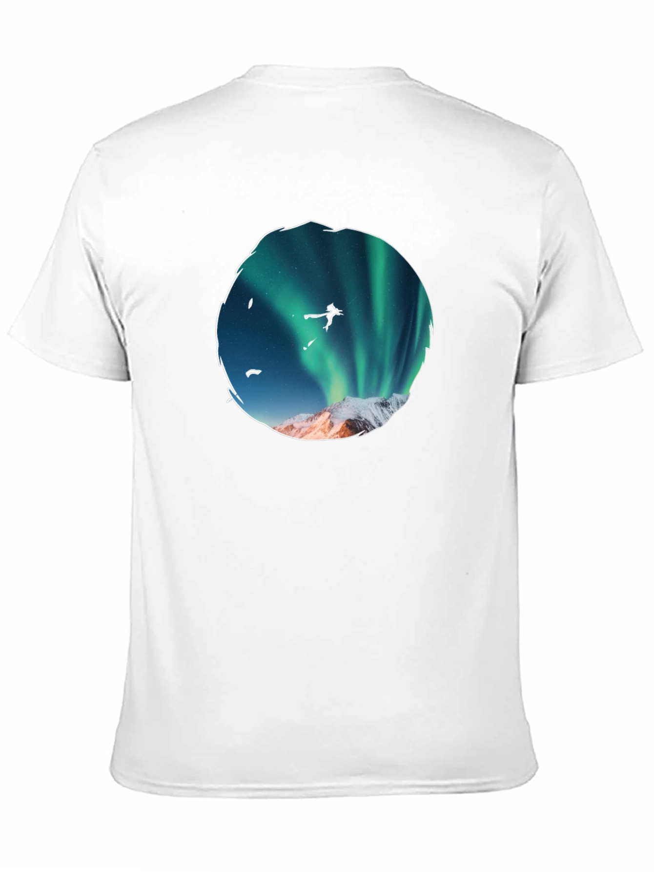 Aurora Skydiver Graphic Tee - Black