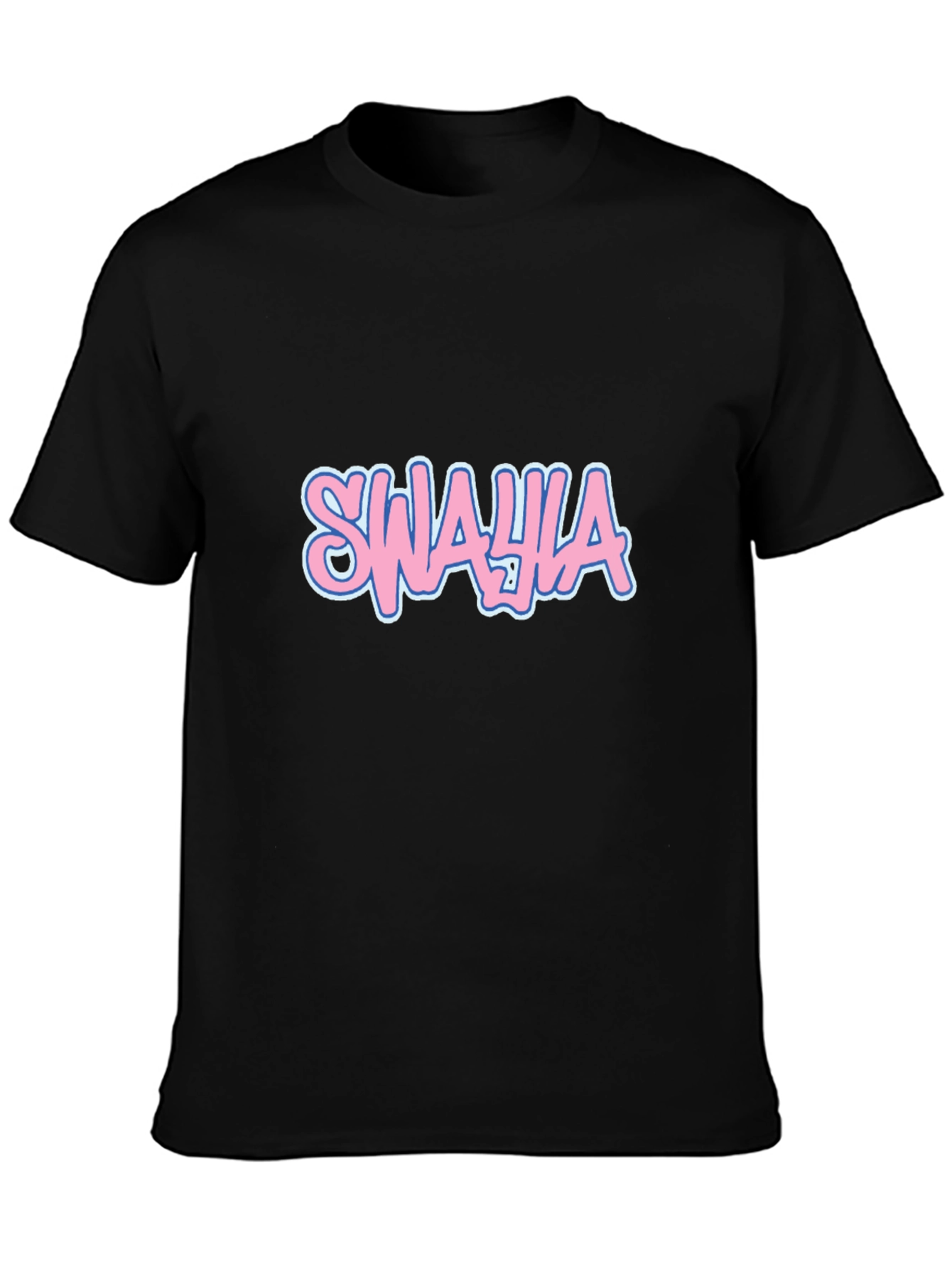 Swahia Graphic Black T-Shirt