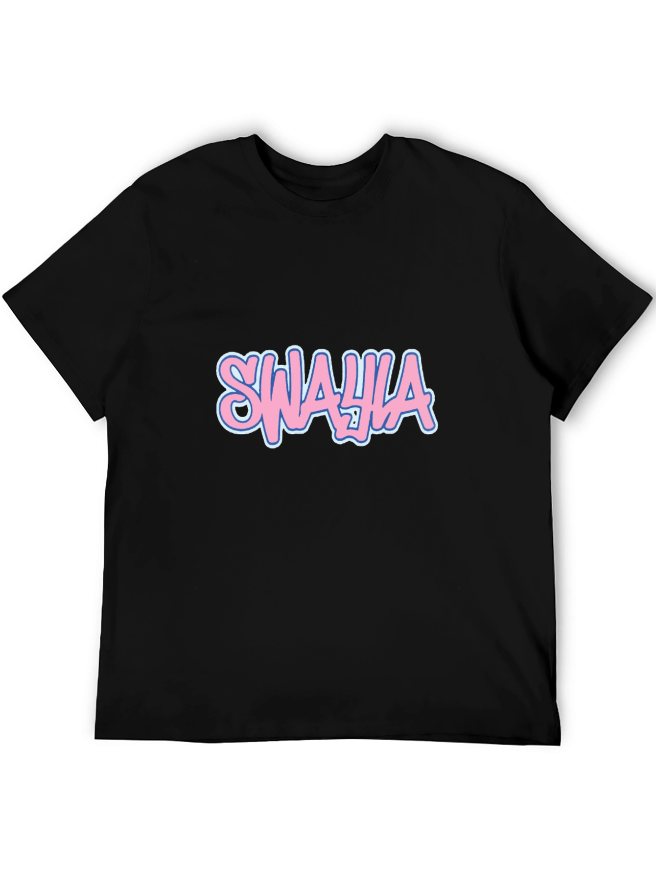 Swahia Graphic Black T-Shirt
