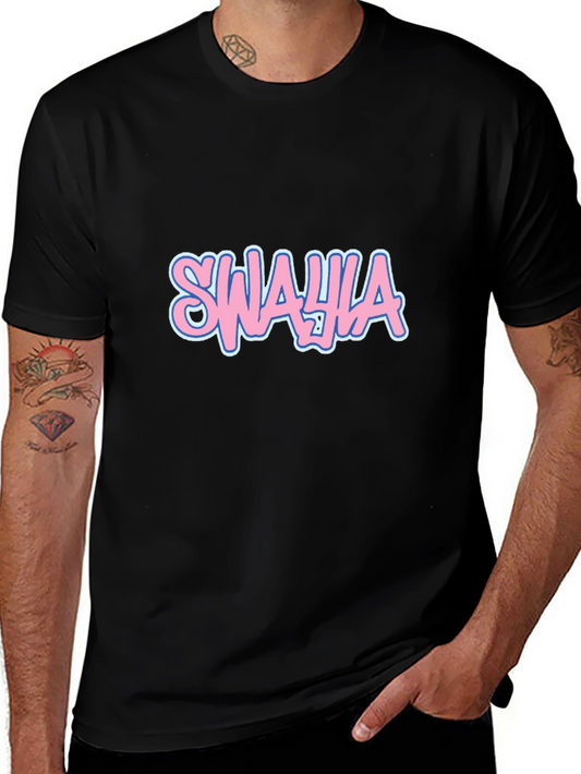 Swahia Graphic Black T-Shirt