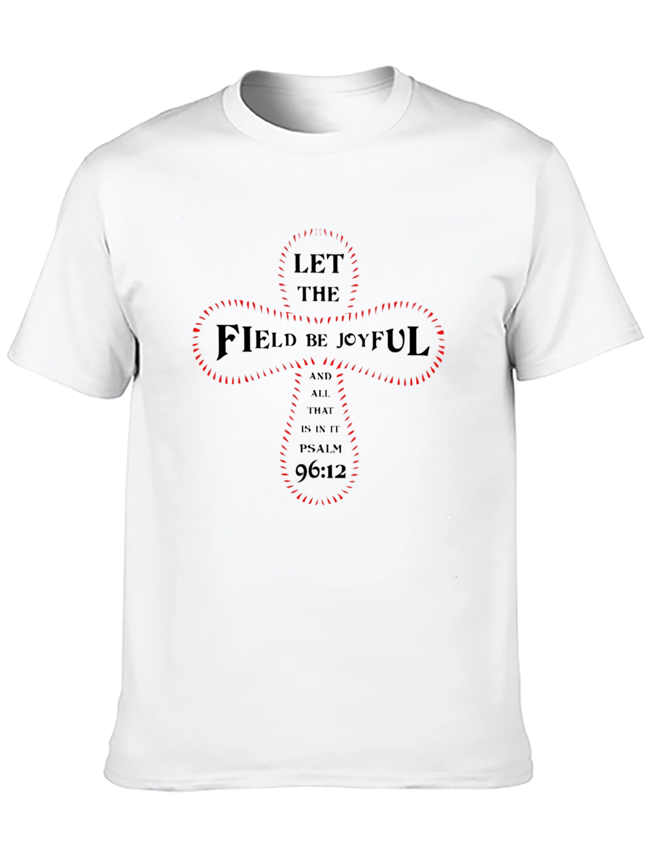 Joyful Field Cross Graphic Tee