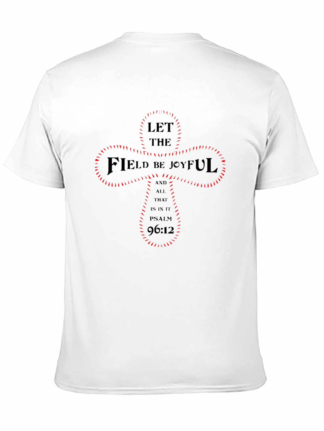 Joyful Field Cross Graphic Tee