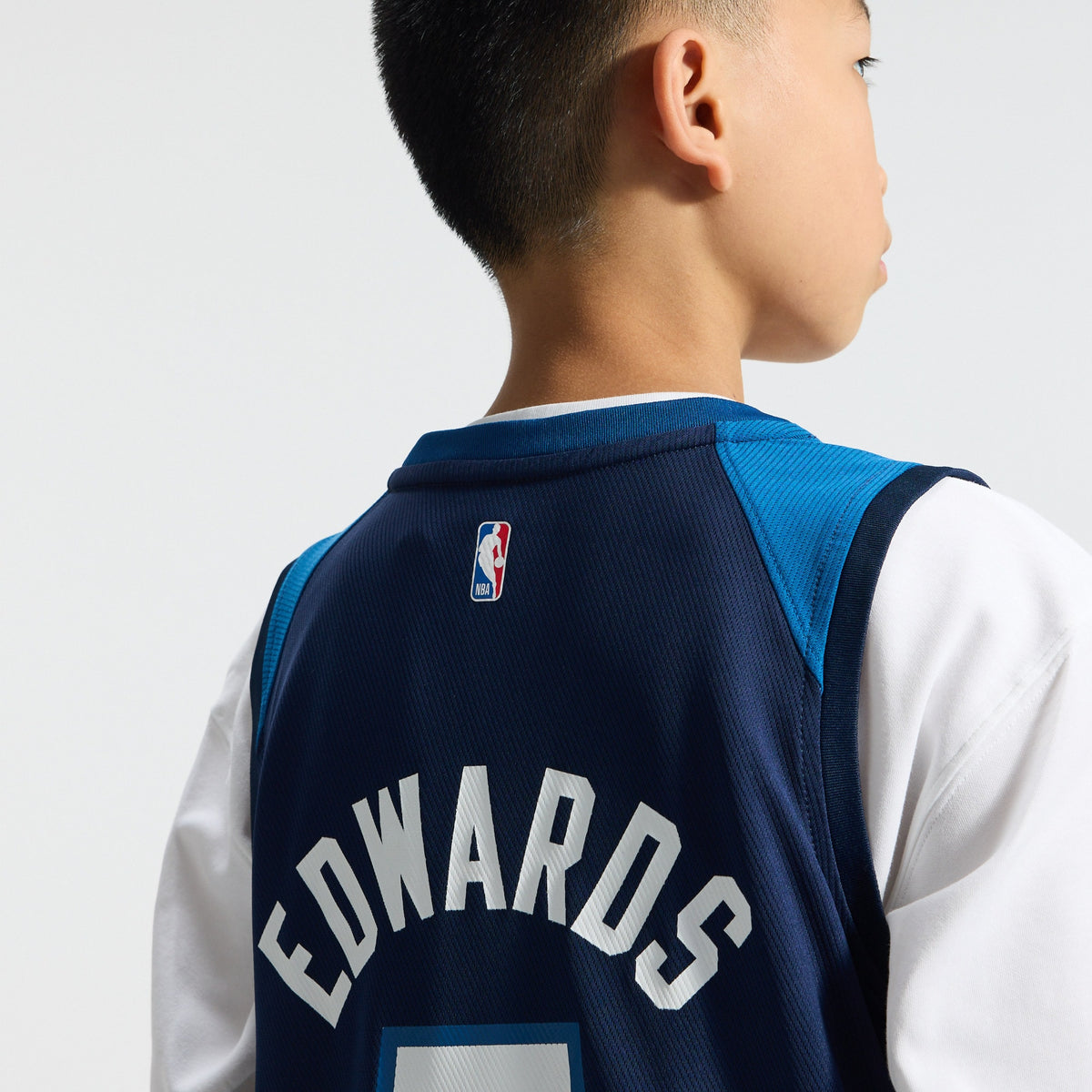 Youth Minnesota Timberwolves Anthony Edwards Fanatics Navy Fast Break Replica Player Jersey - Icon Edition