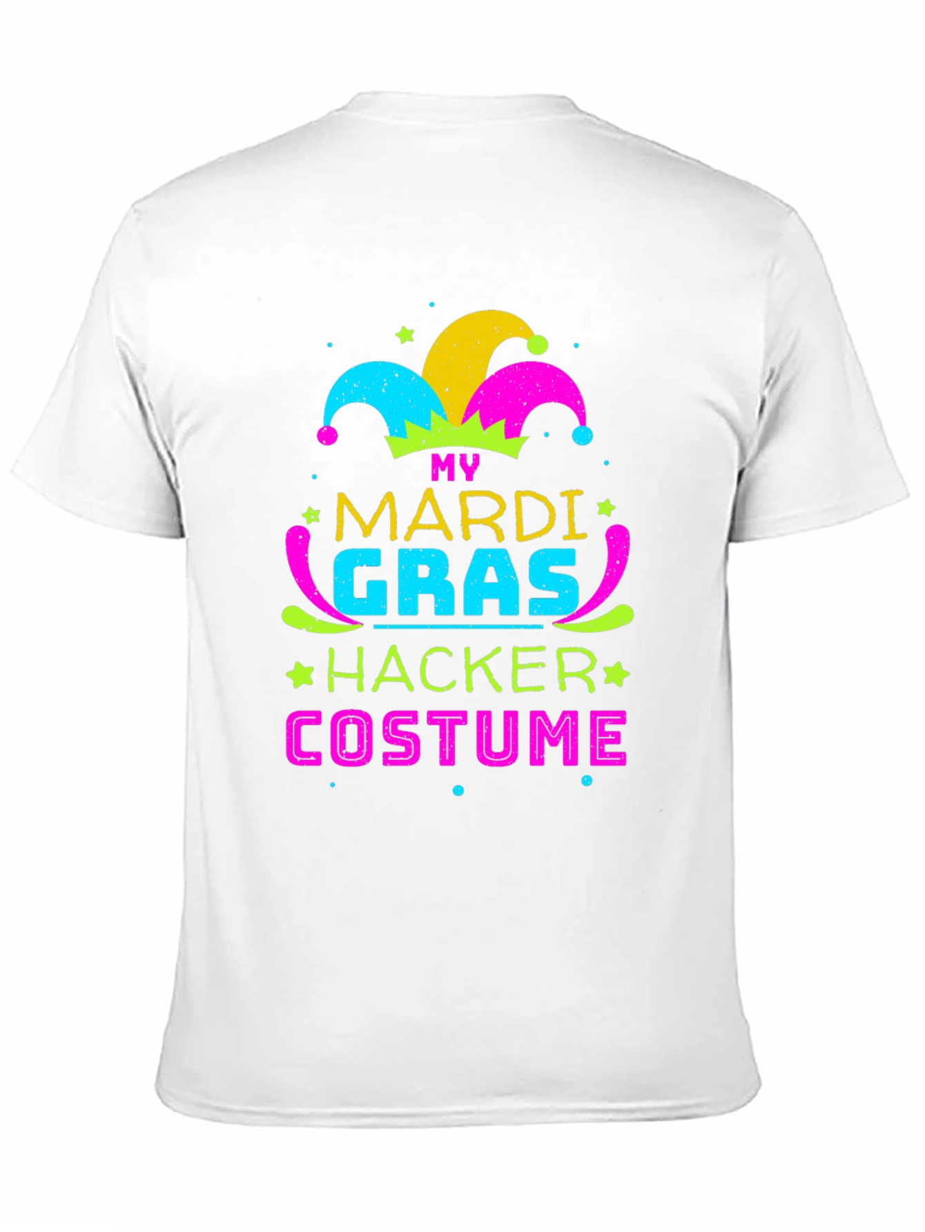 Mardi Gras Hacker Costume T-Shirt