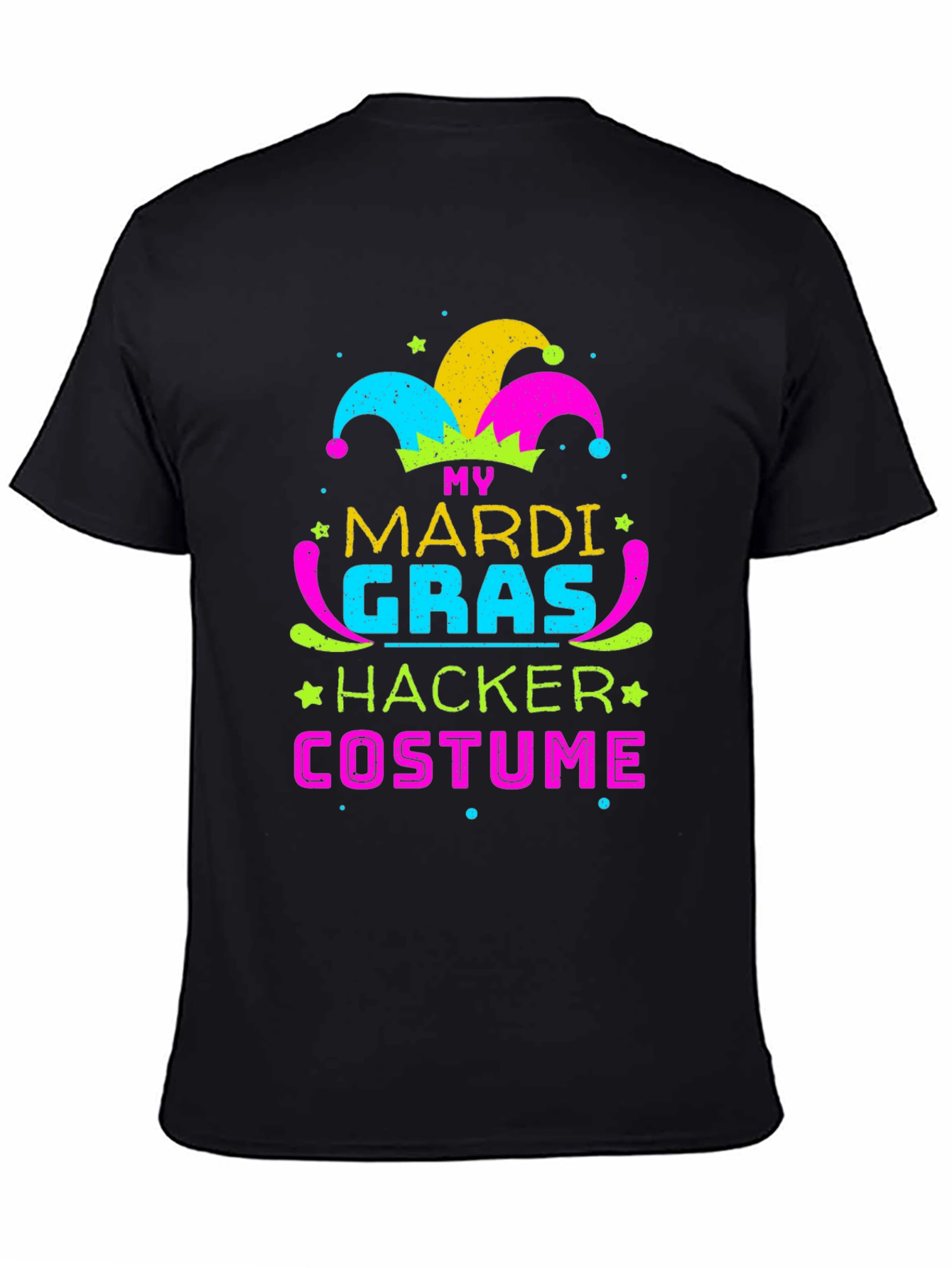Mardi Gras Hacker Costume T-Shirt