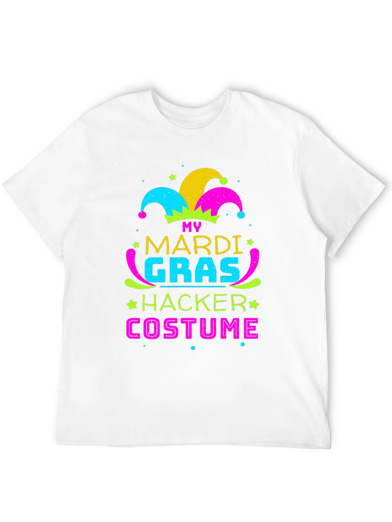 Mardi Gras Hacker Costume T-Shirt