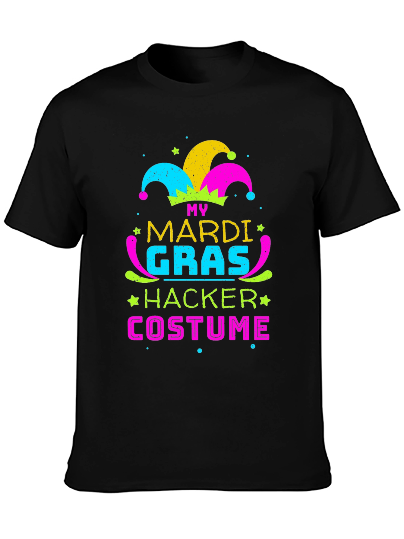 Mardi Gras Hacker Costume T-Shirt