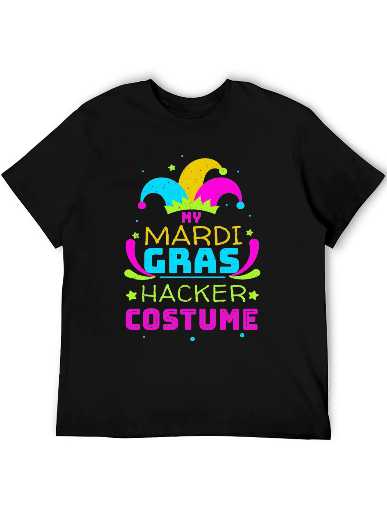 Mardi Gras Hacker Costume T-Shirt