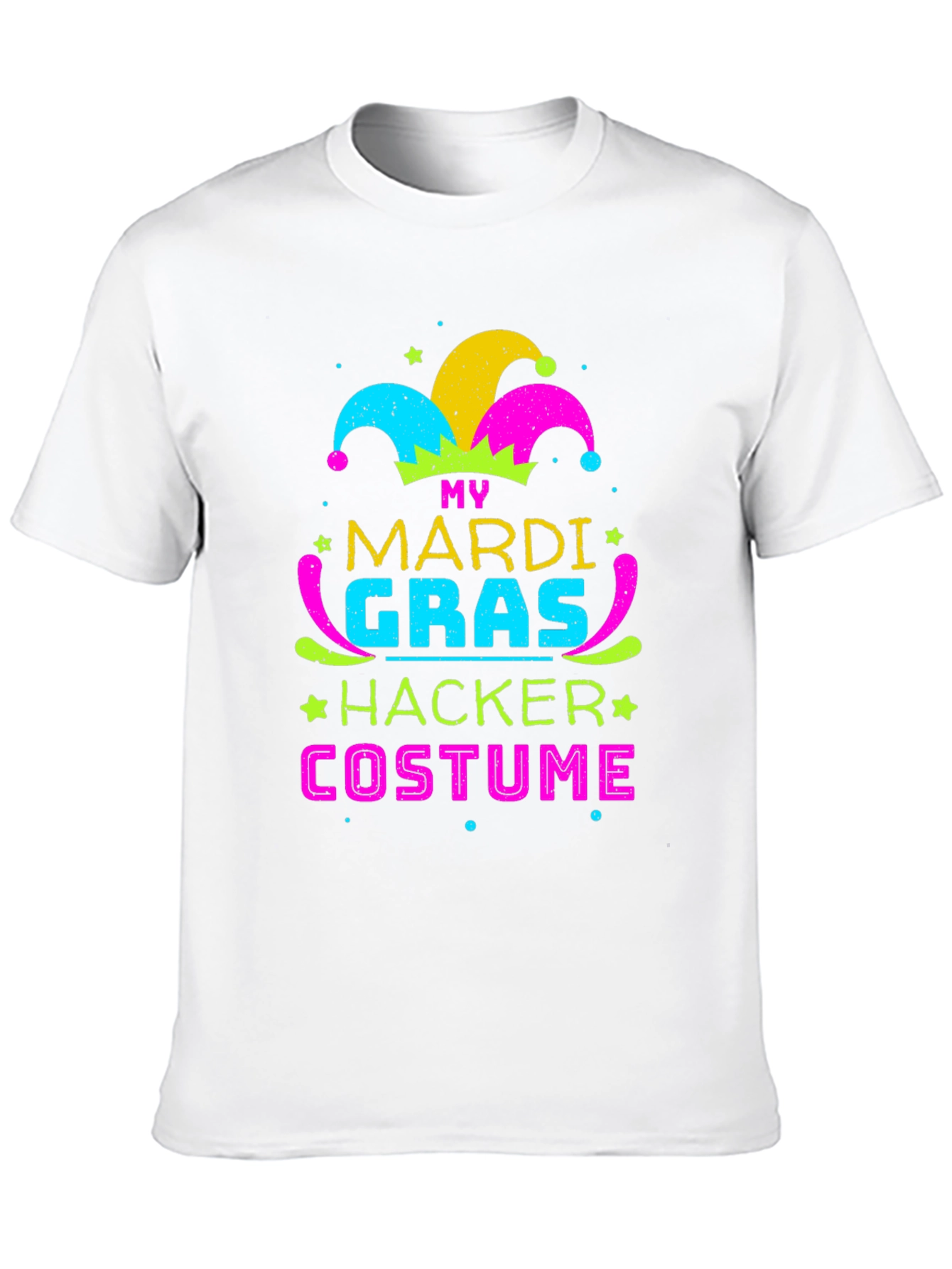 Mardi Gras Hacker Costume T-Shirt