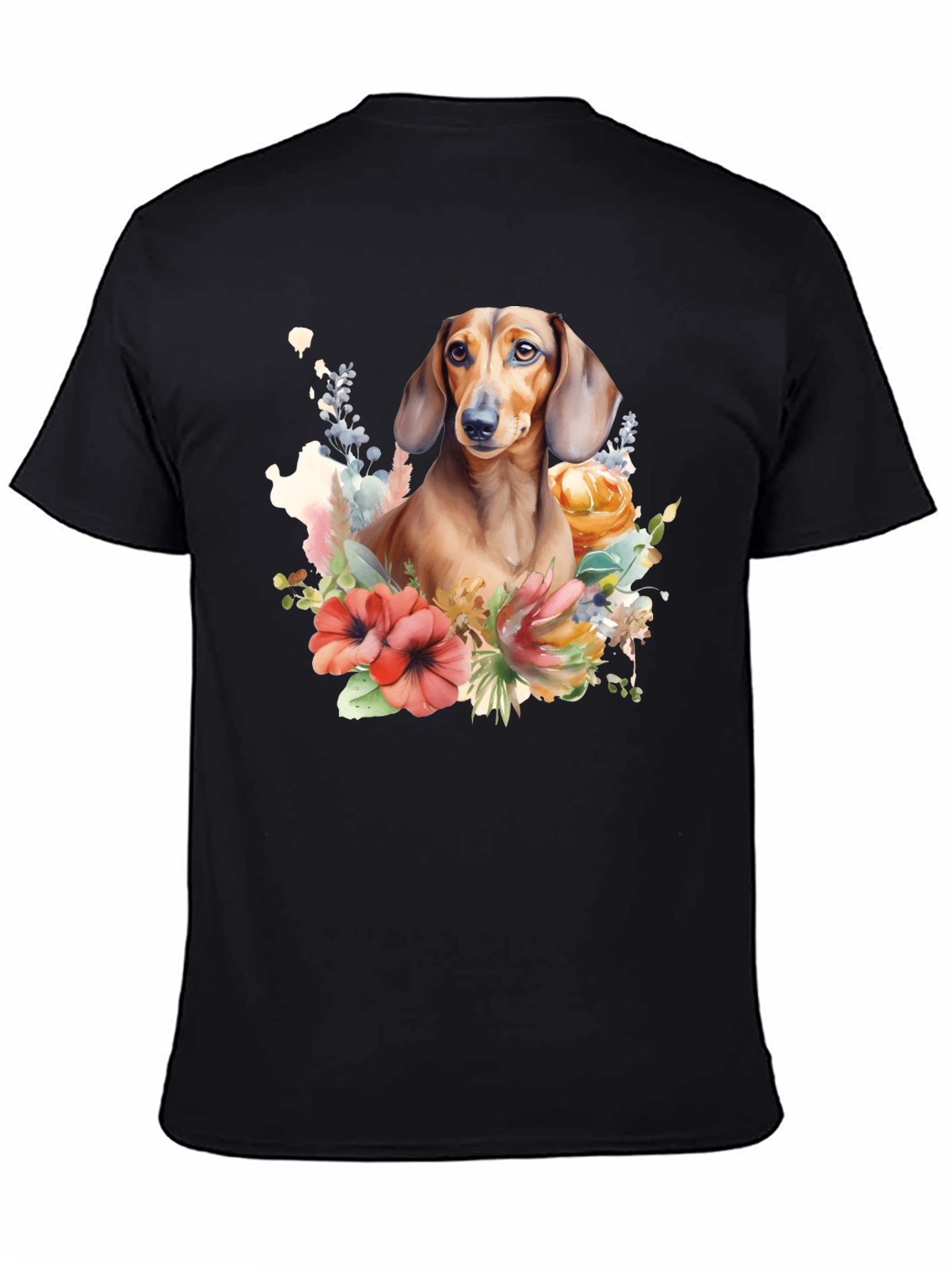 Dachshund Floral T-Shirt