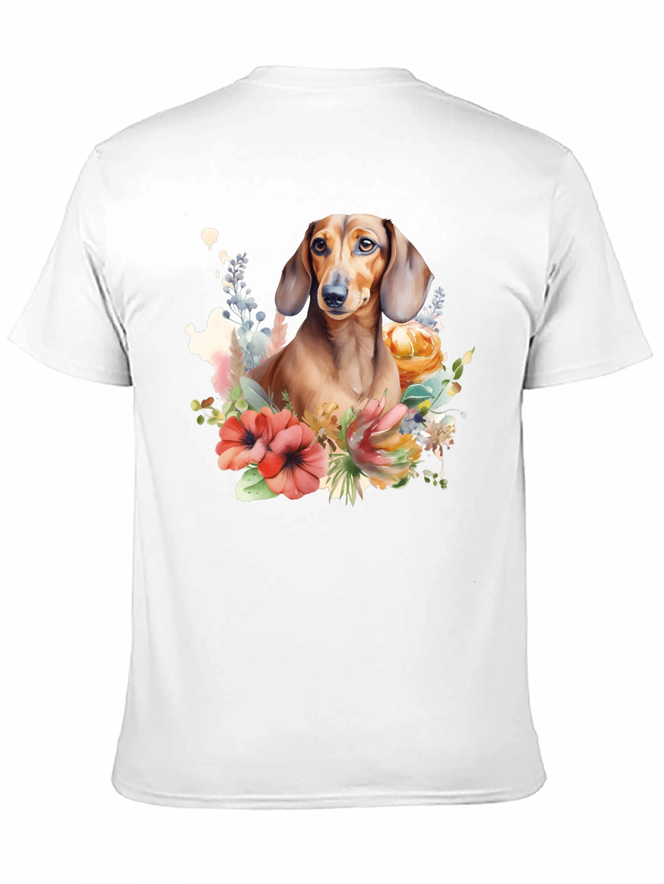 Dachshund Floral T-Shirt