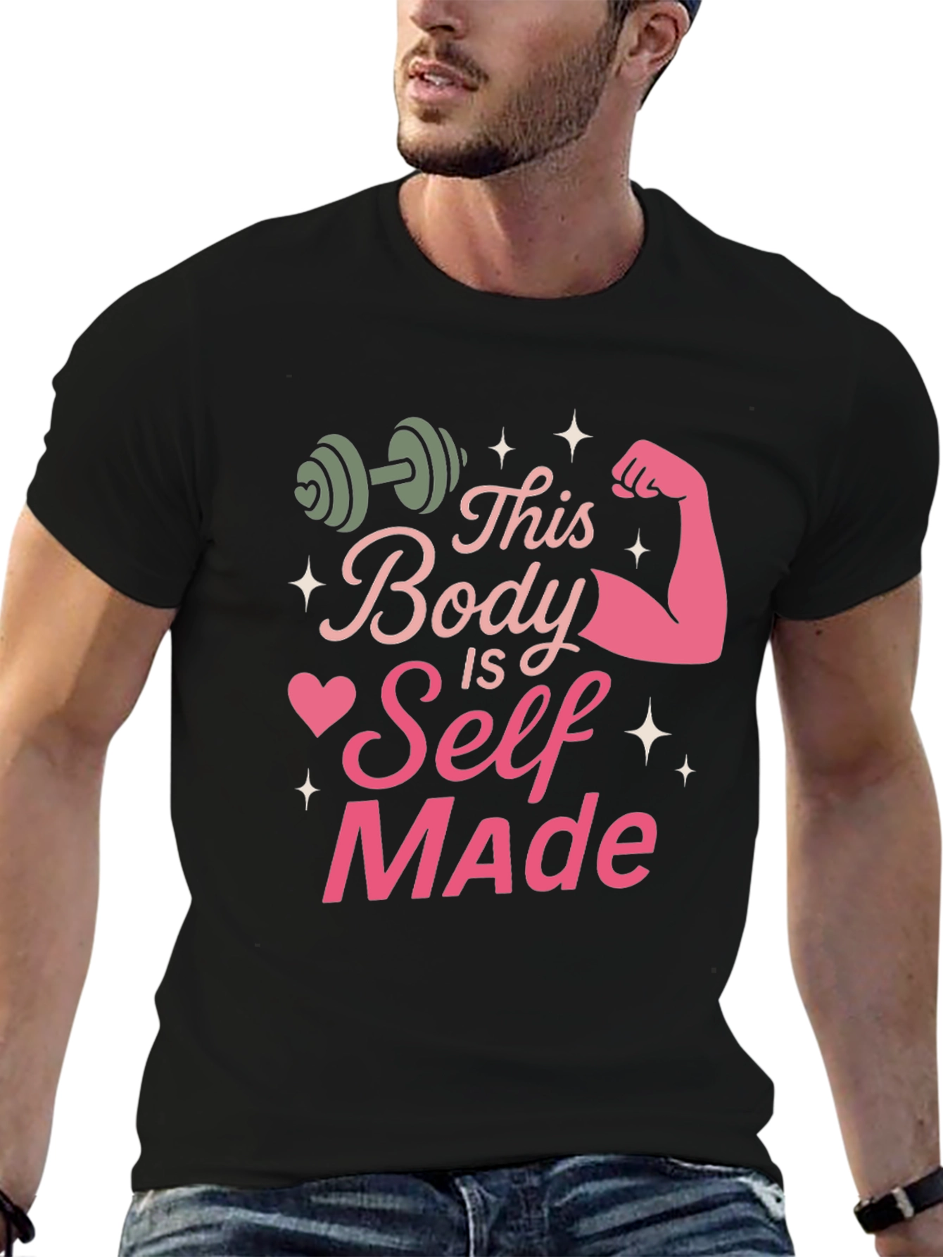Self Made Bodybuilding T-Shirt
