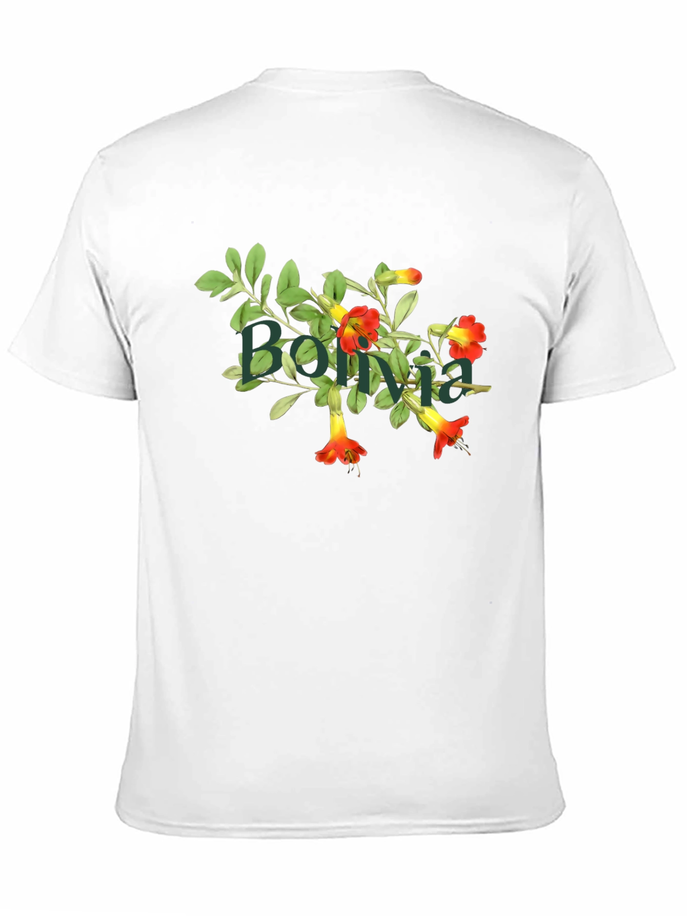 Floral Bolivia Graphic Tee - Stylish Comfort