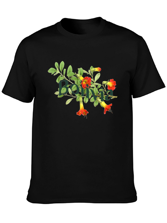 Floral Bolivia Graphic Tee - Stylish Comfort