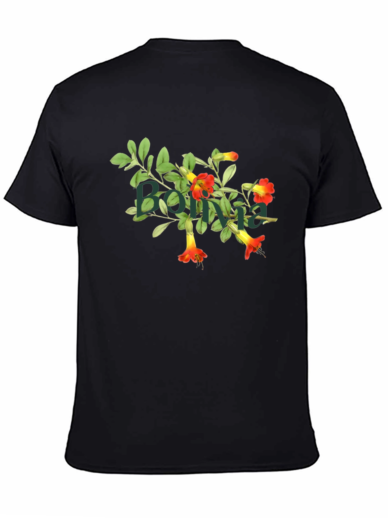 Floral Bolivia Graphic Tee - Stylish Comfort