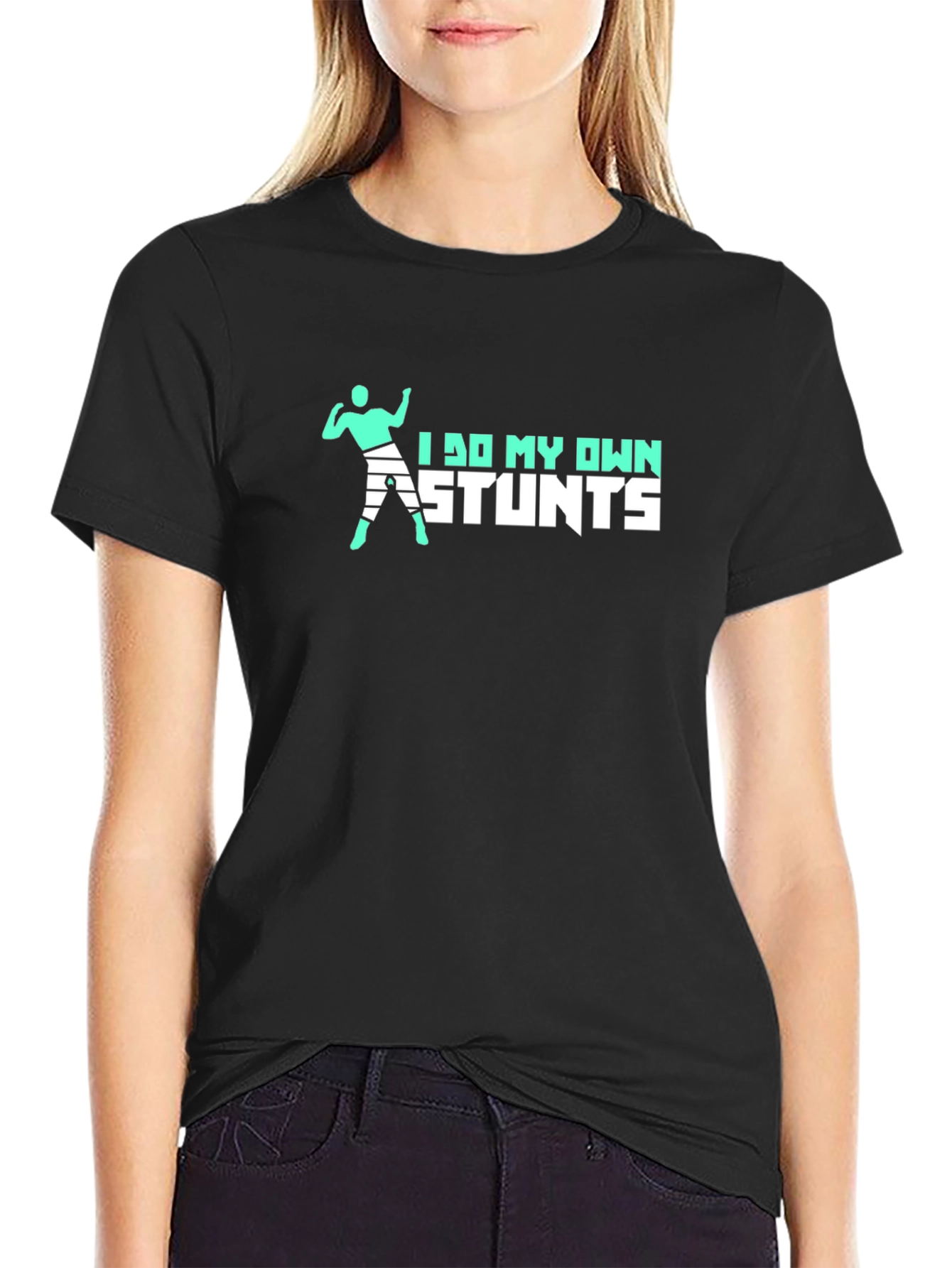 I Do My Own Stunts Graphic Tee