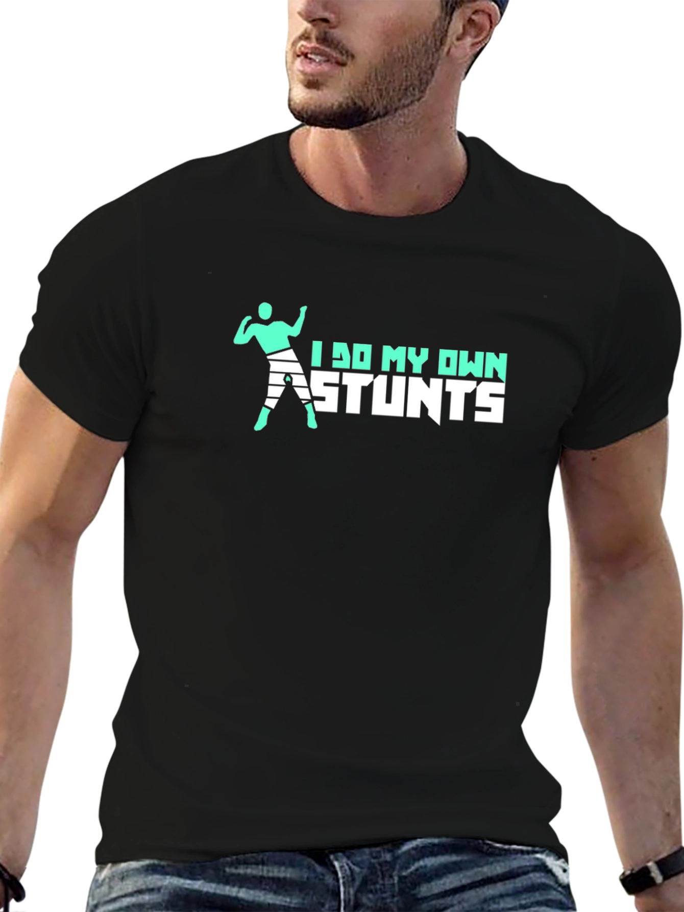 I Do My Own Stunts Graphic Tee