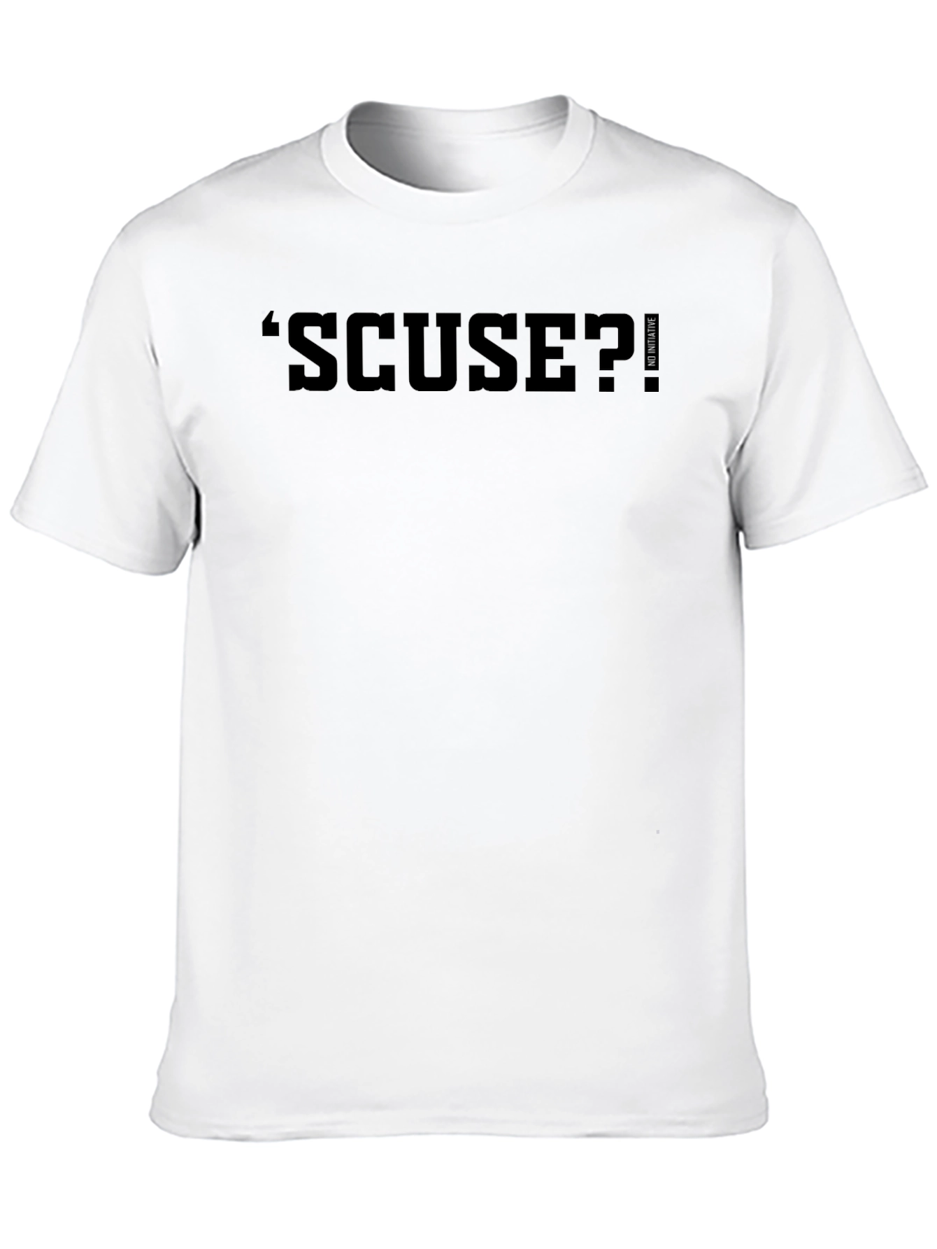 Black SCUSE? Graphic Tee - No Initiative