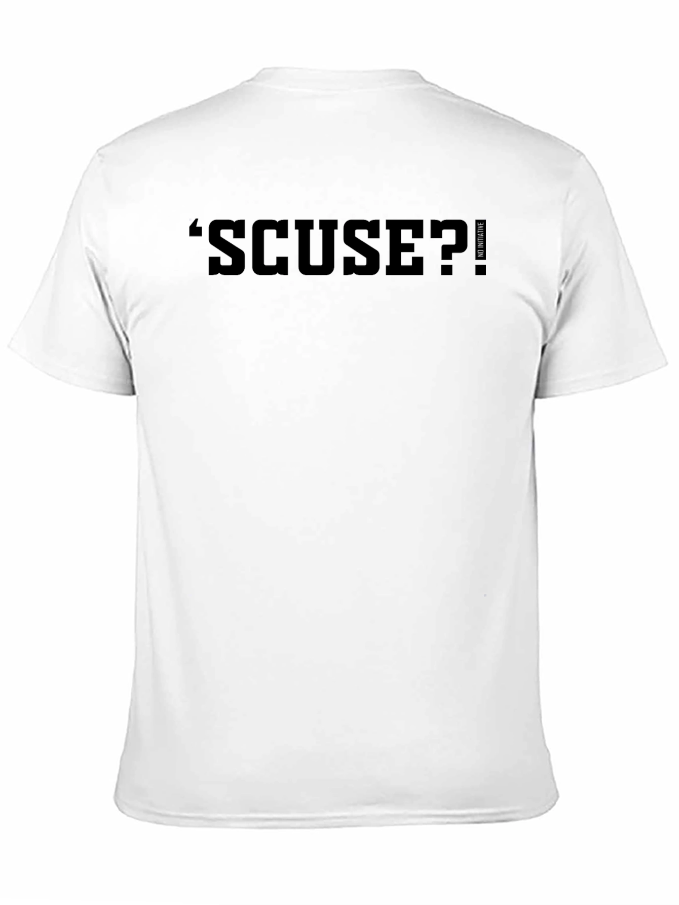 Black SCUSE? Graphic Tee - No Initiative