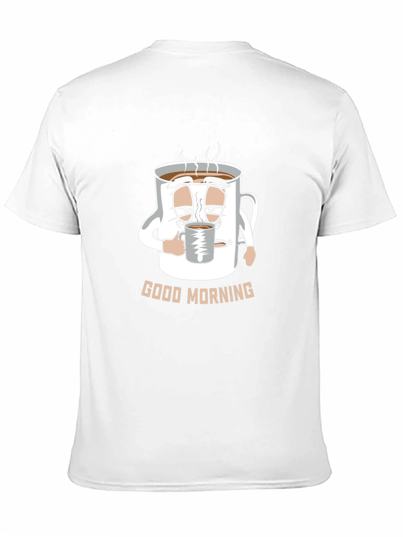 Funny Good Morning Coffee Mug Cartoon T-Shirt
