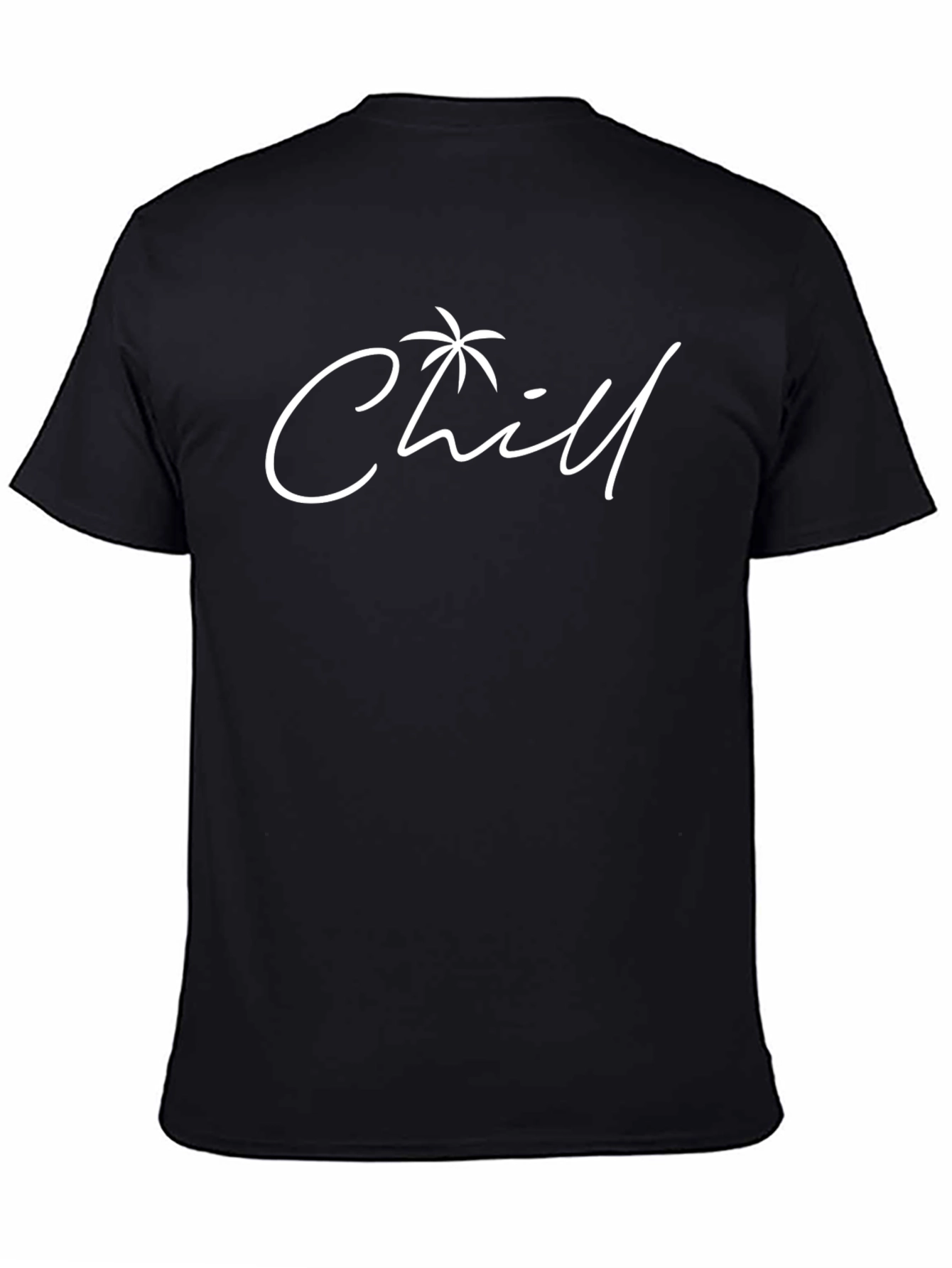 Chill Palm Tree Graphic T-Shirt - Relaxed Style