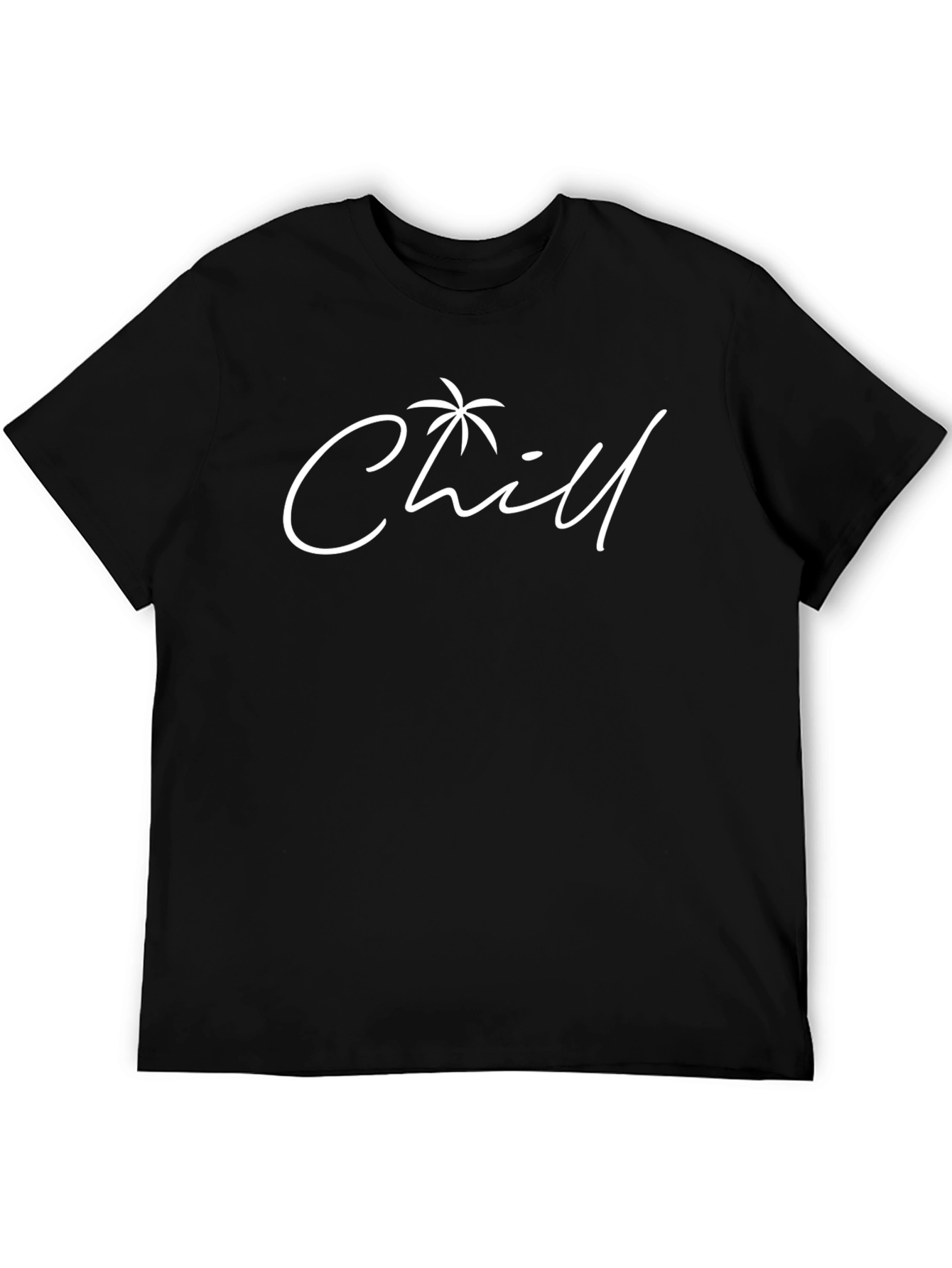 Chill Palm Tree Graphic T-Shirt - Relaxed Style