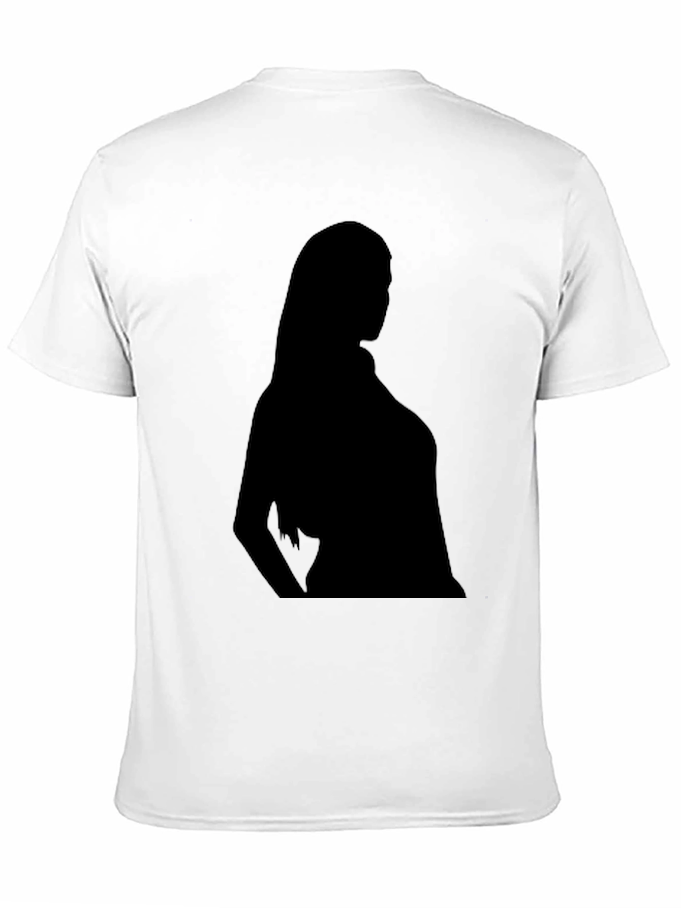 Silhouette Graphic Tee - Classic Black Cotton T-Shirt
