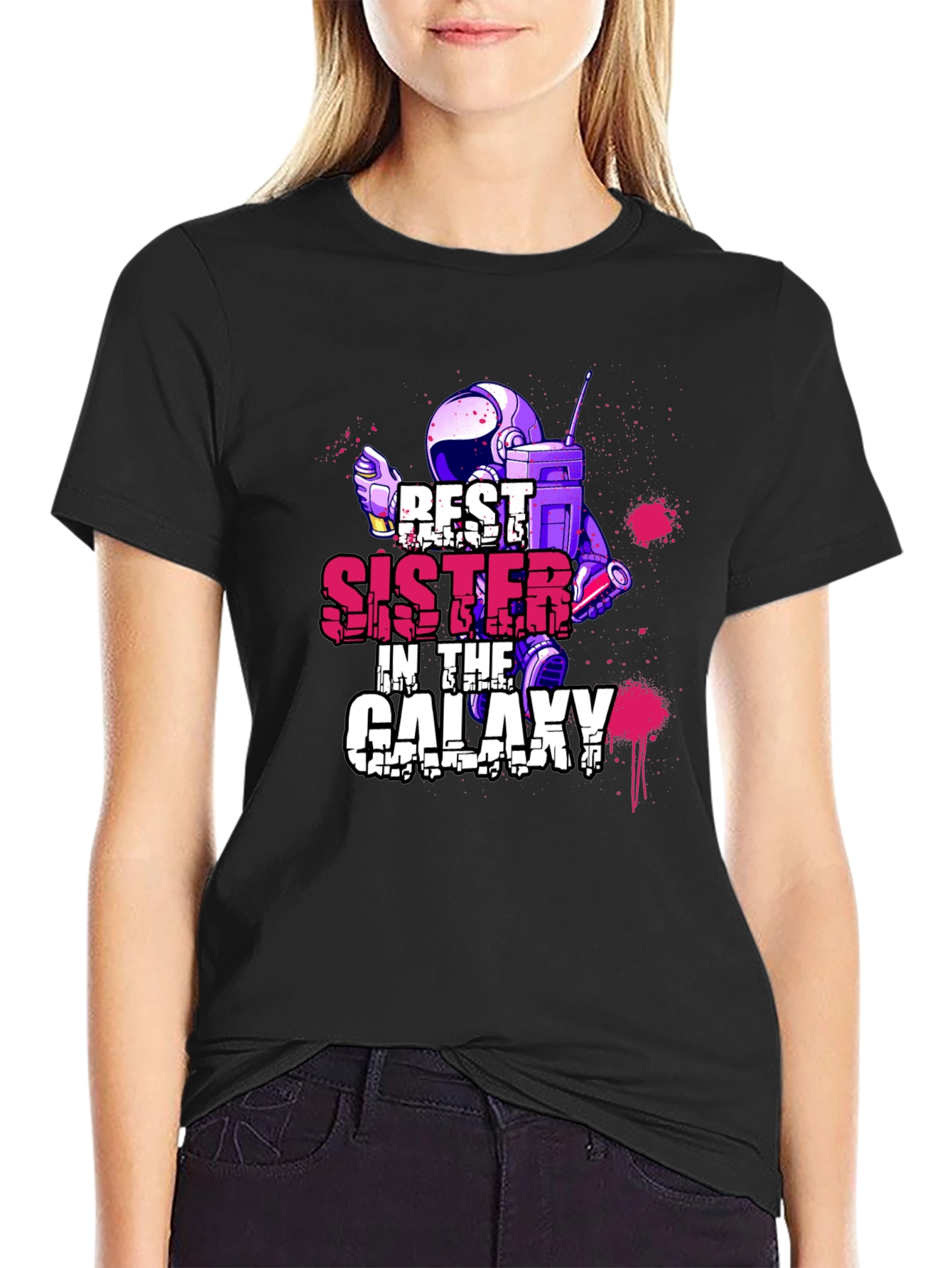 Best Sister in the Galaxy Graphic T-Shirt