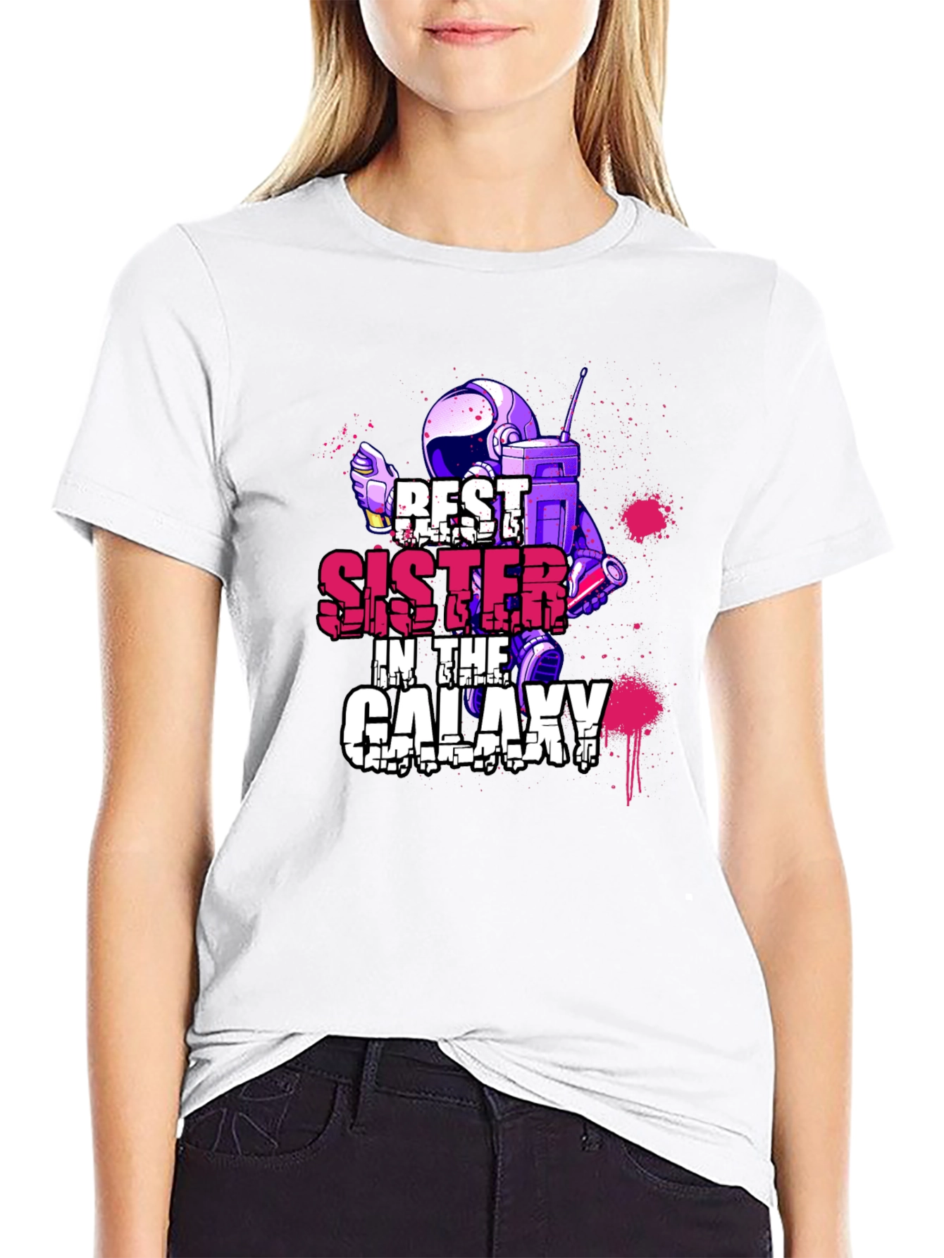 Best Sister in the Galaxy Graphic T-Shirt