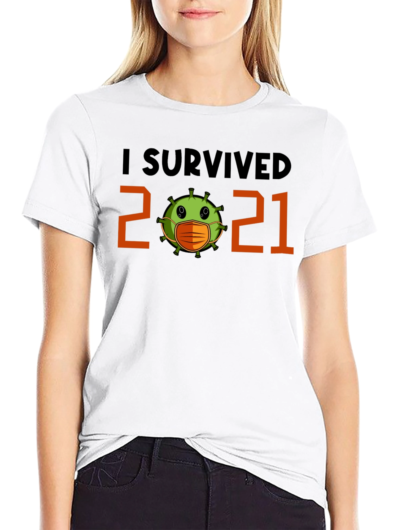 I Survived 2021 Graphic Tee - Pandemic Novelty