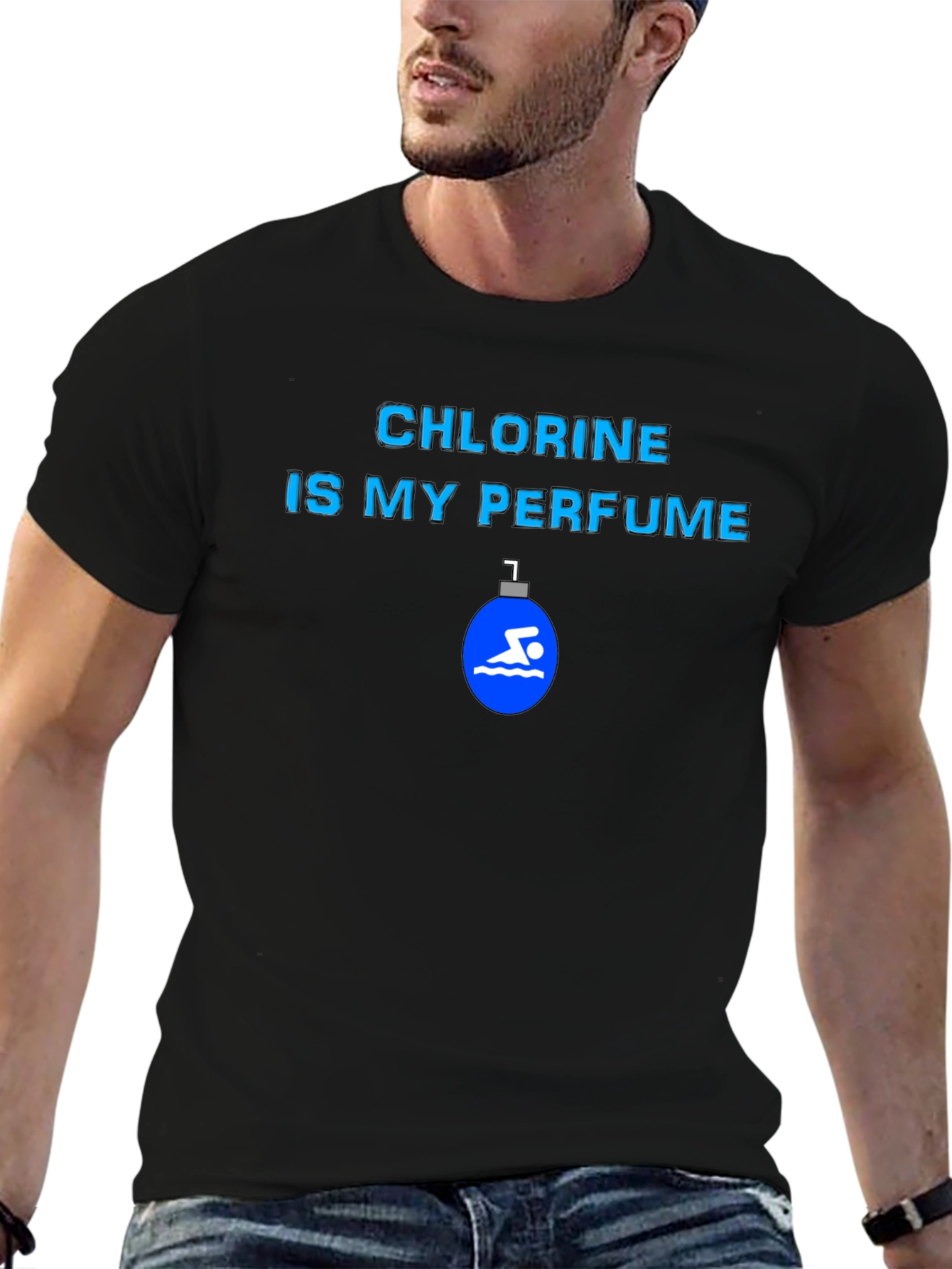 Chlorine is My Perfume Swimmer T-Shirt
