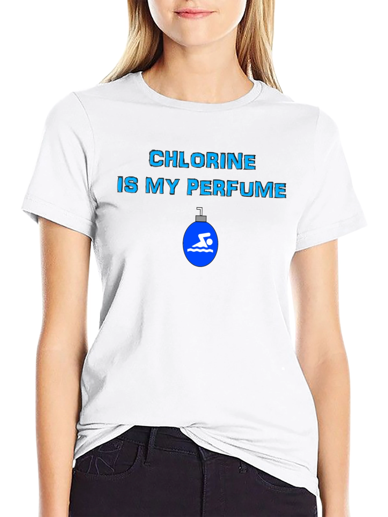 Chlorine is My Perfume Swimmer T-Shirt