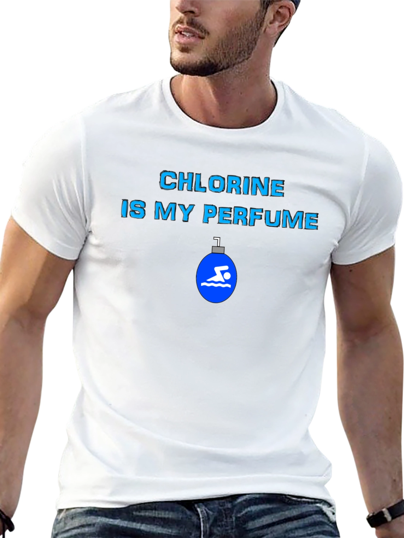 Chlorine is My Perfume Swimmer T-Shirt