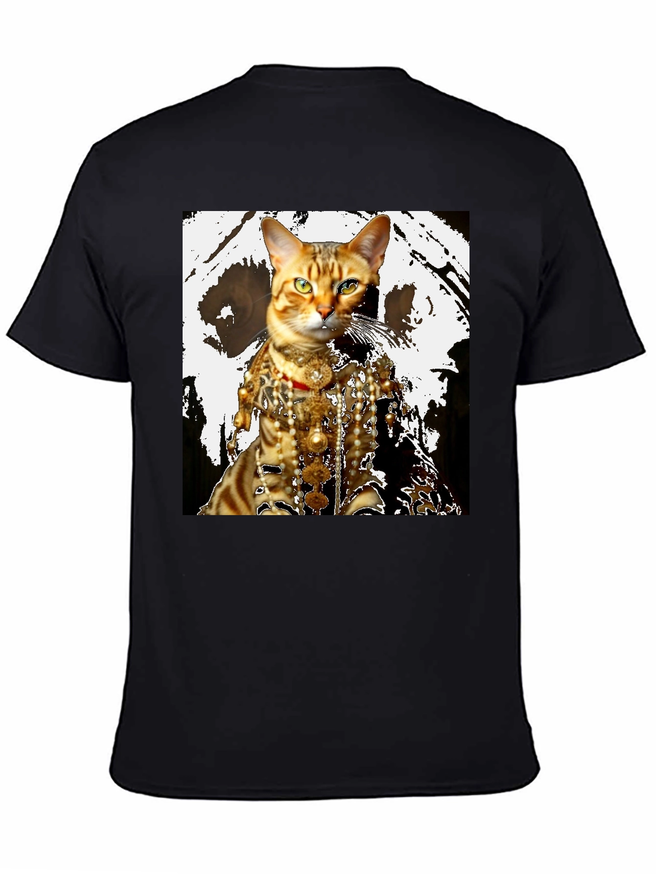Regal Cat T-Shirt: Unique Feline Fashion