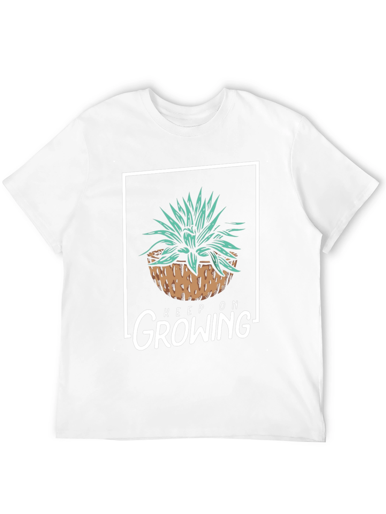 Keep On Growing T-Shirt - Black Graphic Tee