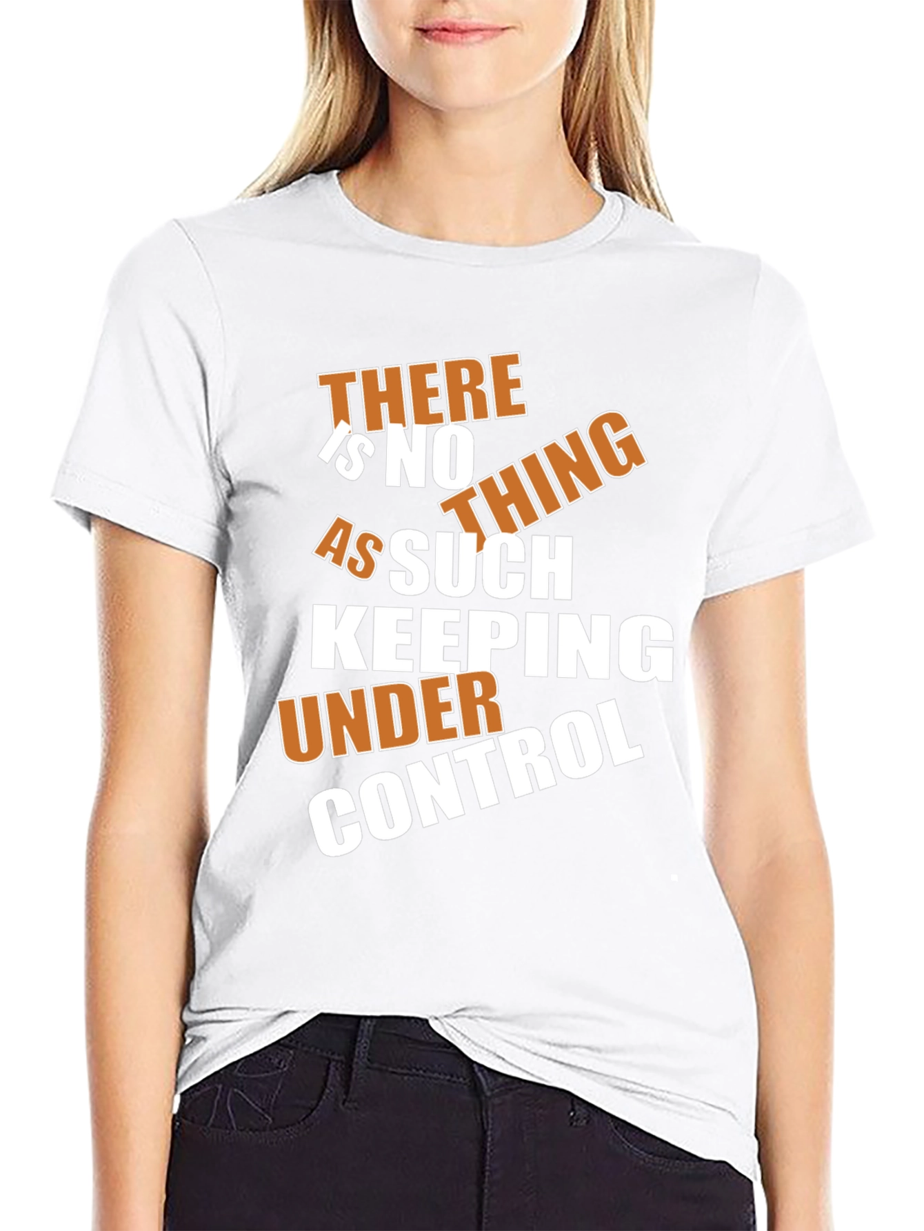 Humorous Slogan Graphic T-Shirt - Black