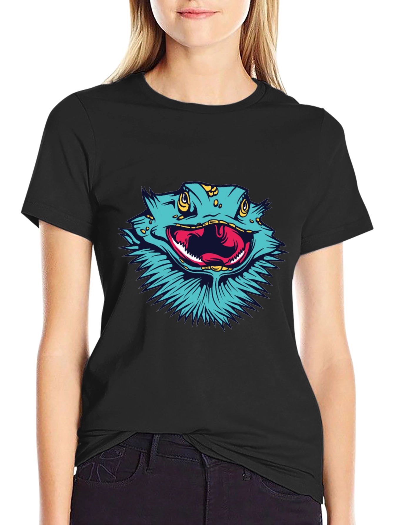 Bearded Dragon Graphic Tee - Cool Lizard T-Shirt