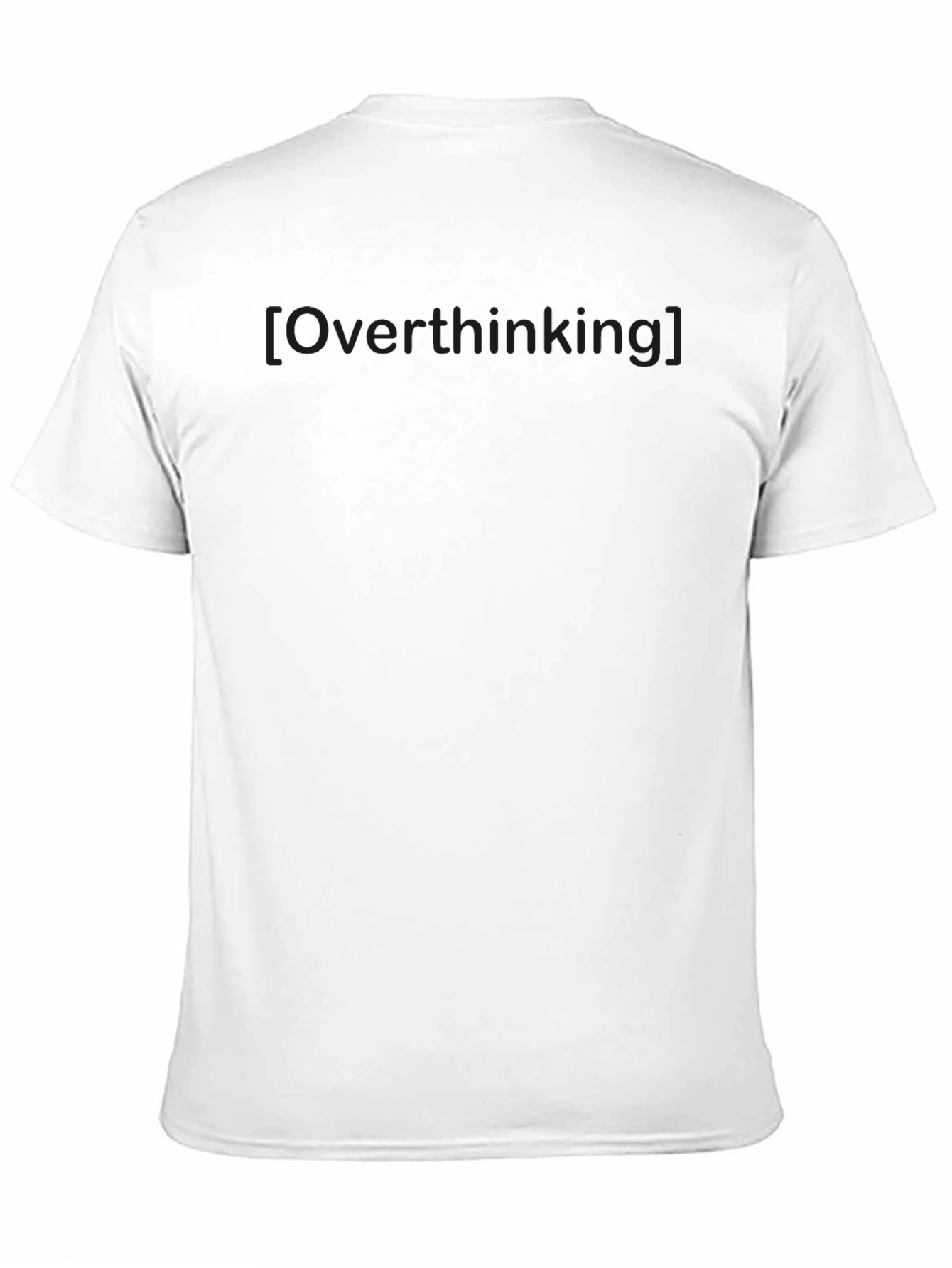 Overthinking Graphic Tee - Black Casual T-Shirt