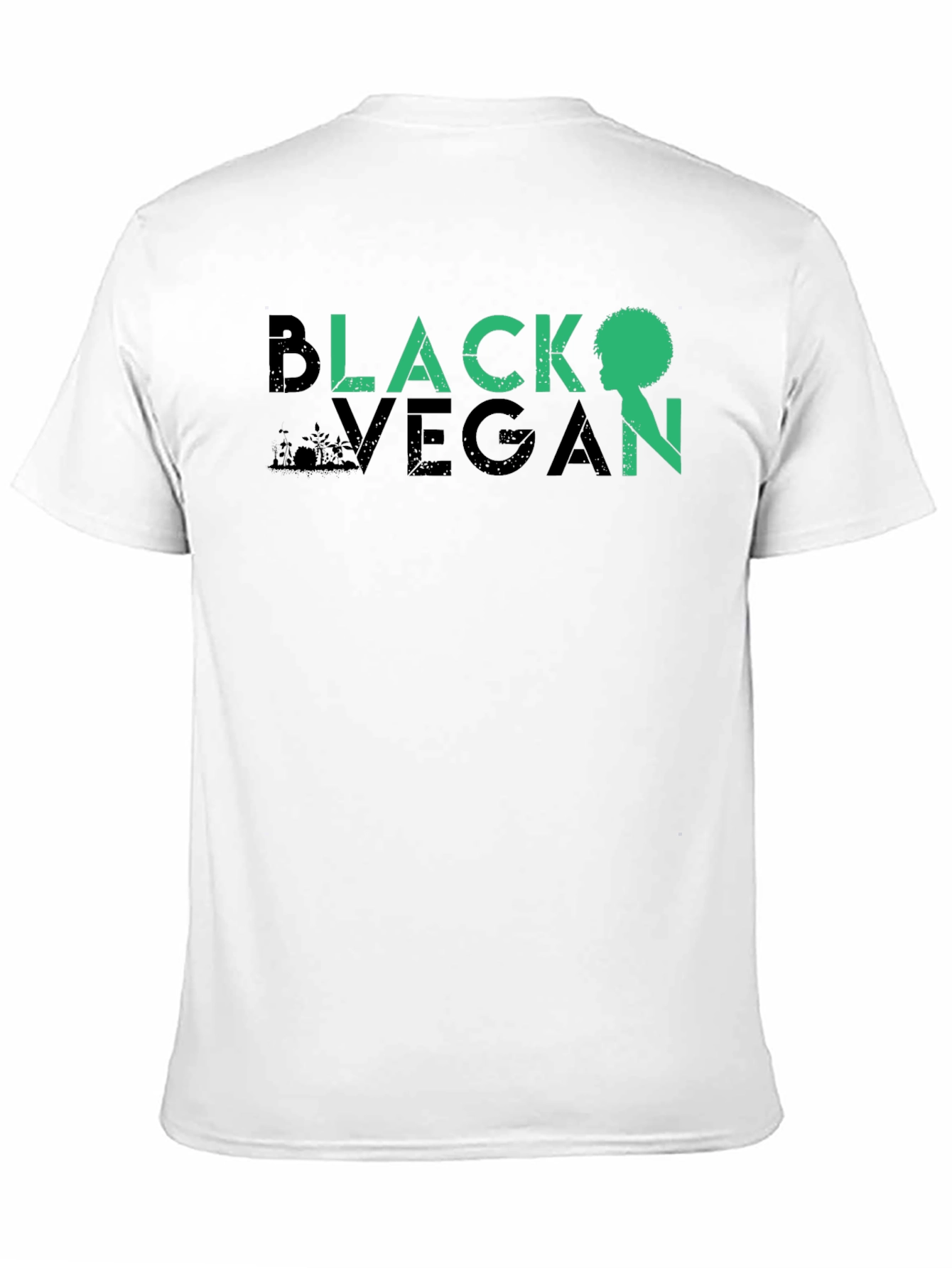 Black Vegan T-Shirt - Unisex Crew Neck Tee
