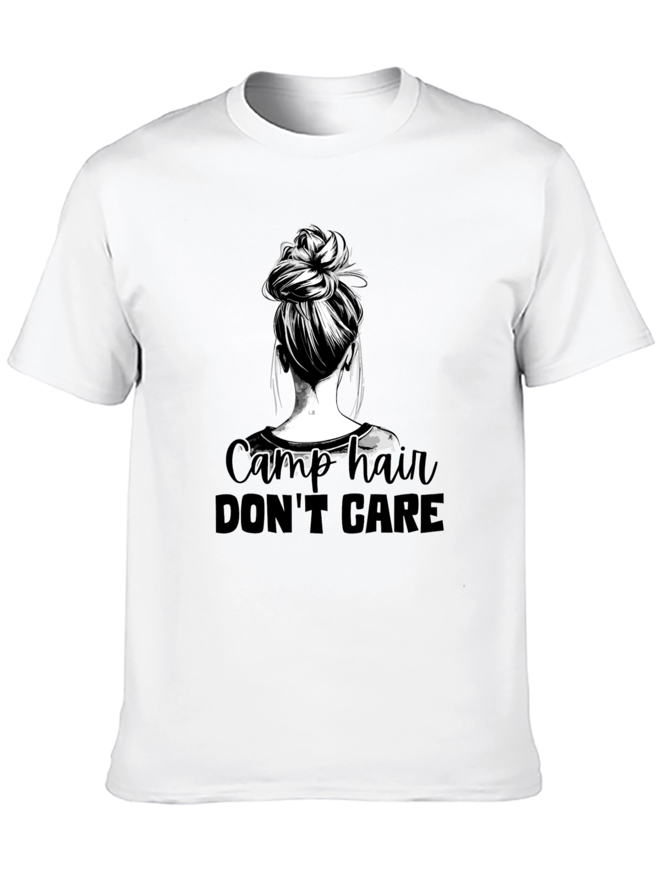 Camp Hair Dont Care Graphic Tee
