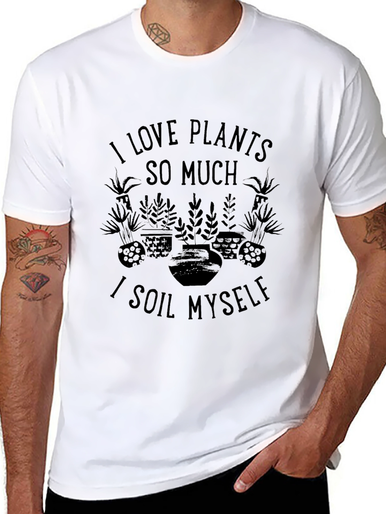 I Love Plants T-Shirt - Funny Gardener Tee