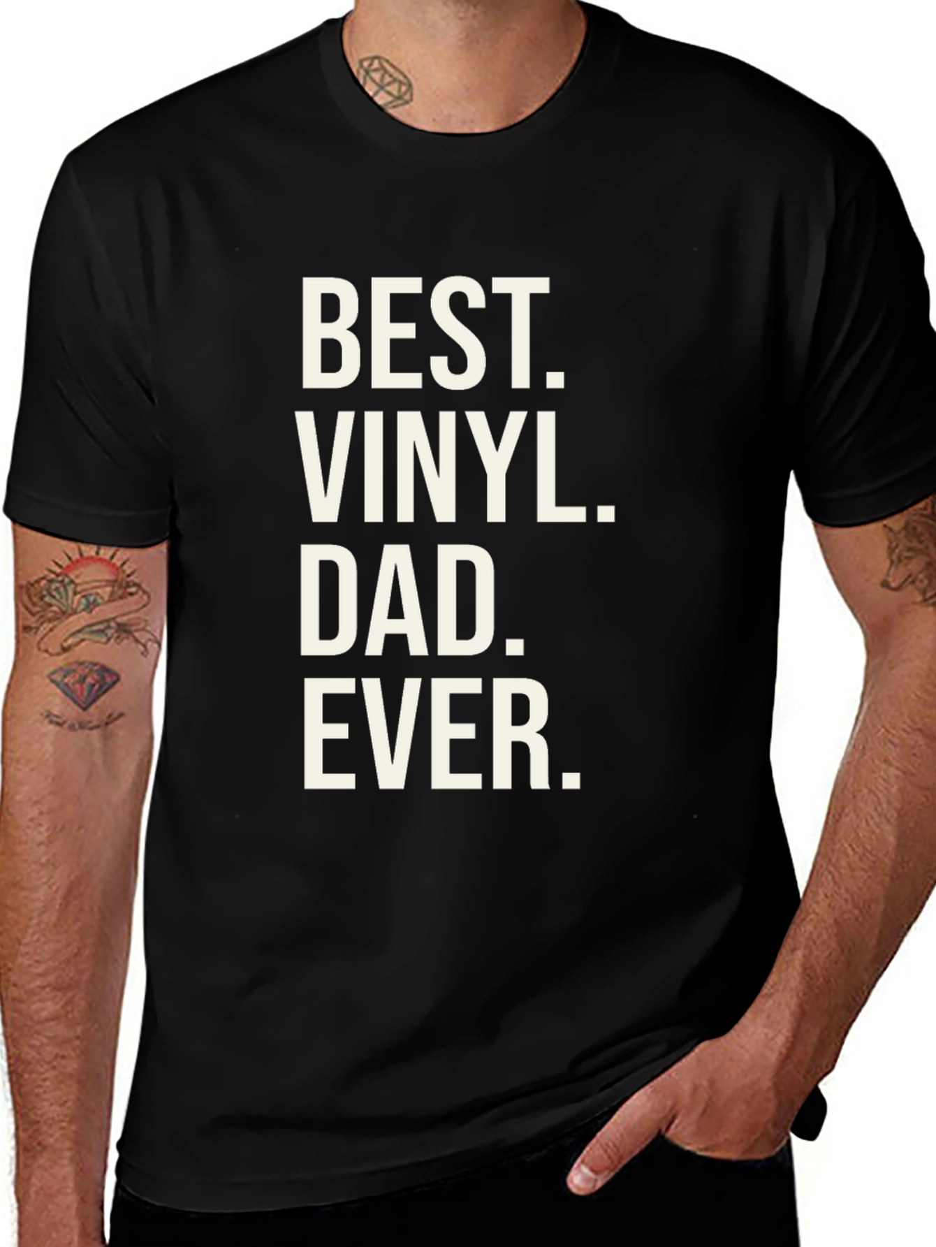 Best Vinyl Dad Ever T-Shirt