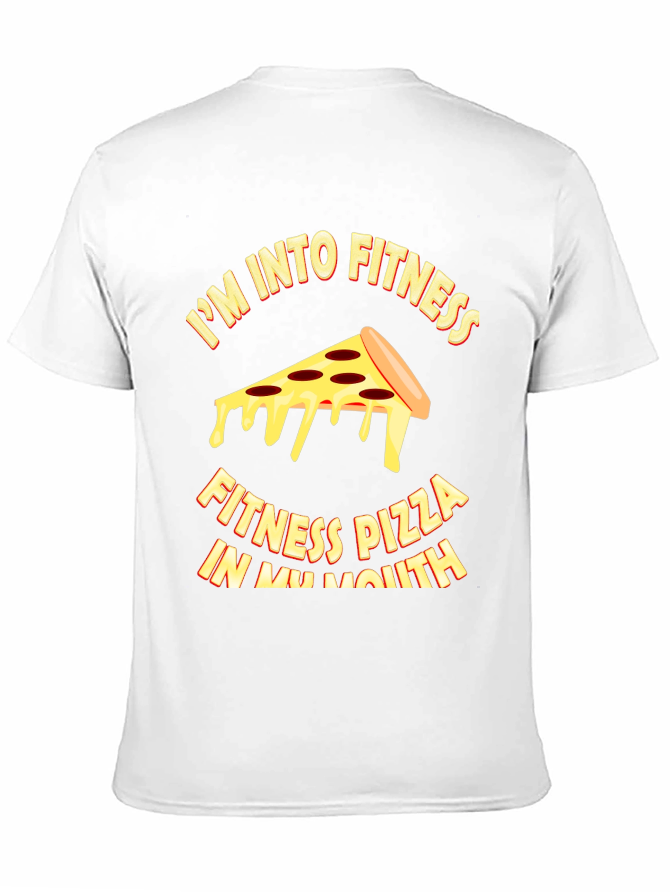 Pizza Fitness T-Shirt - Funny Workout Tee