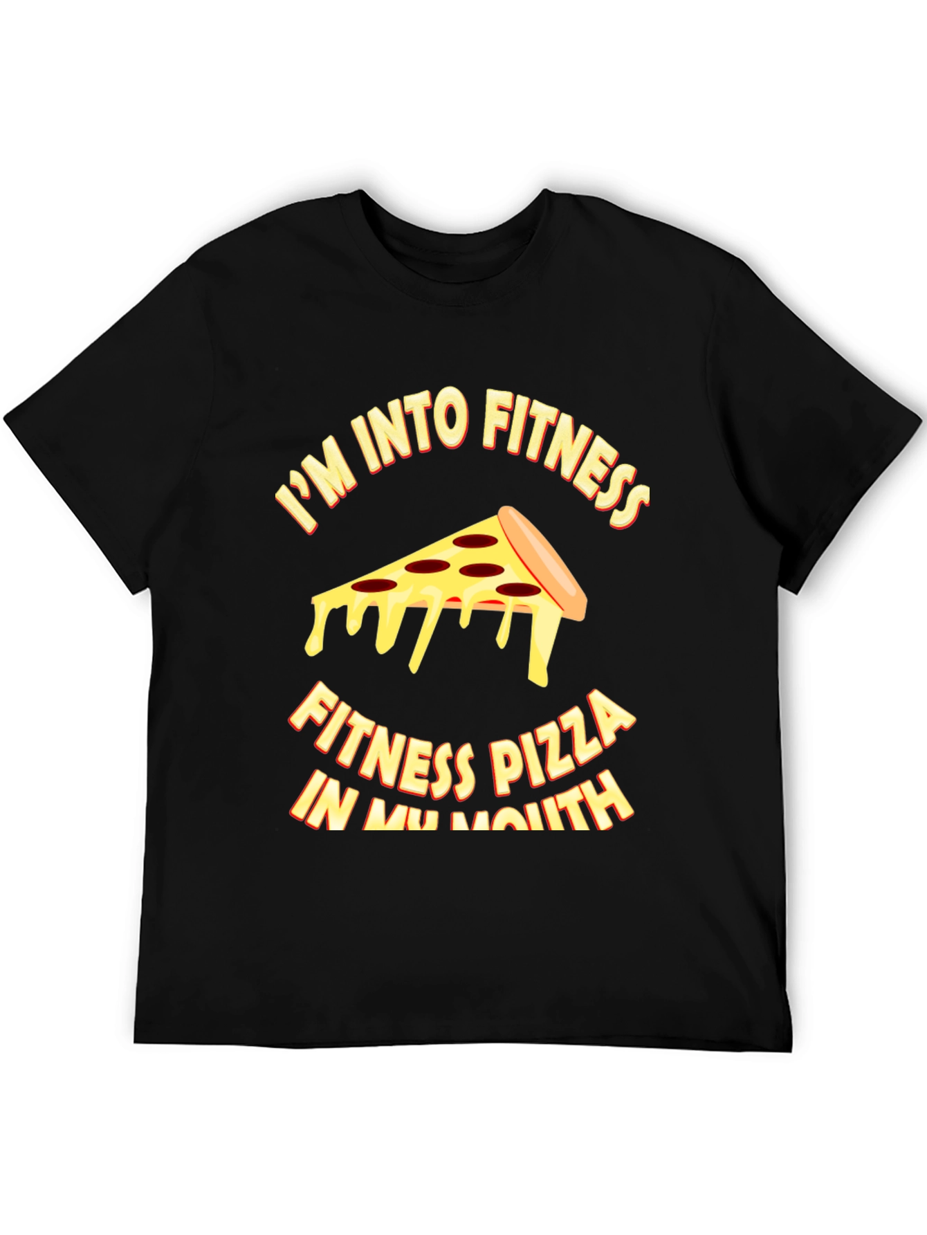 Pizza Fitness T-Shirt - Funny Workout Tee