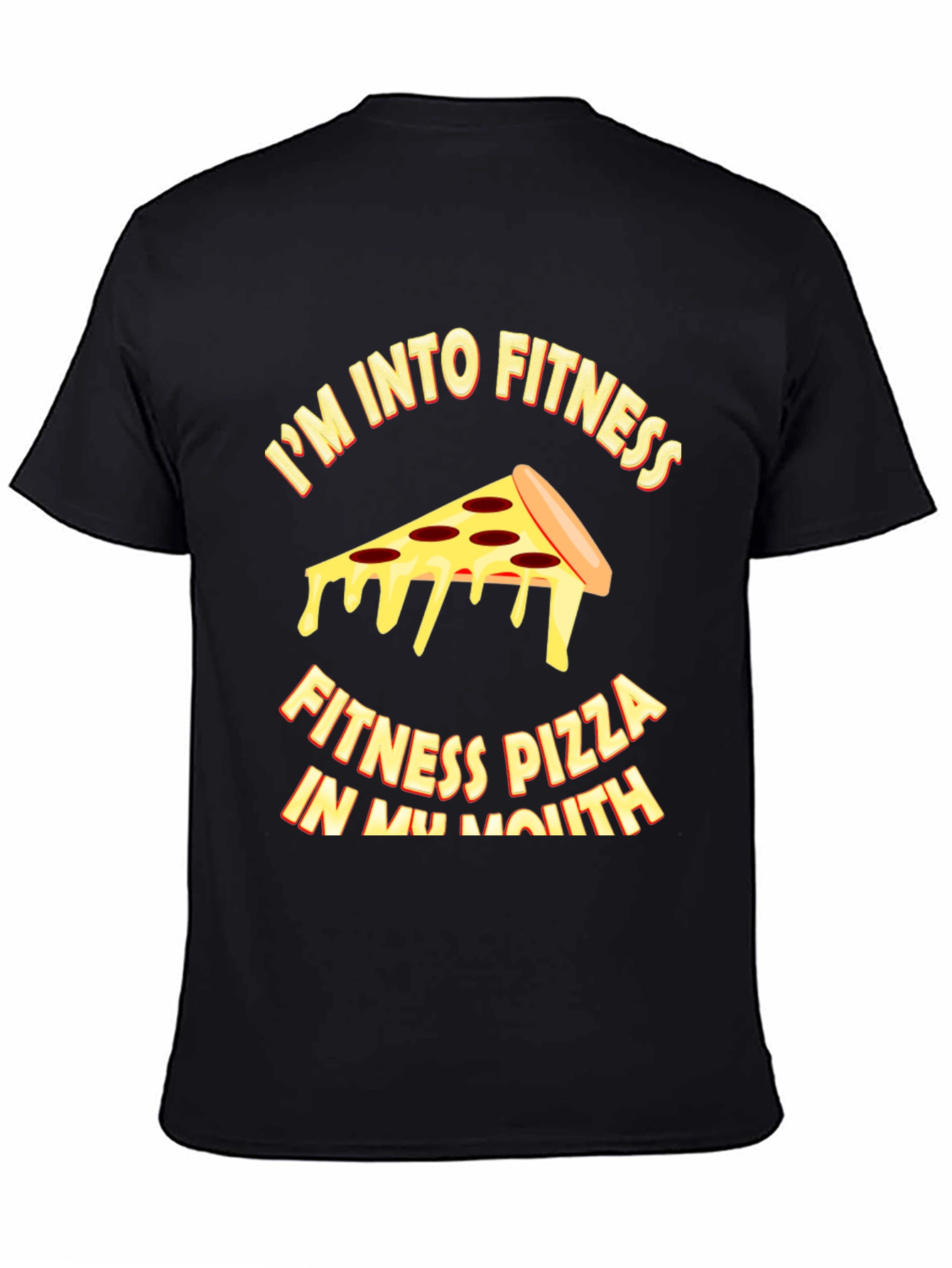 Pizza Fitness T-Shirt - Funny Workout Tee