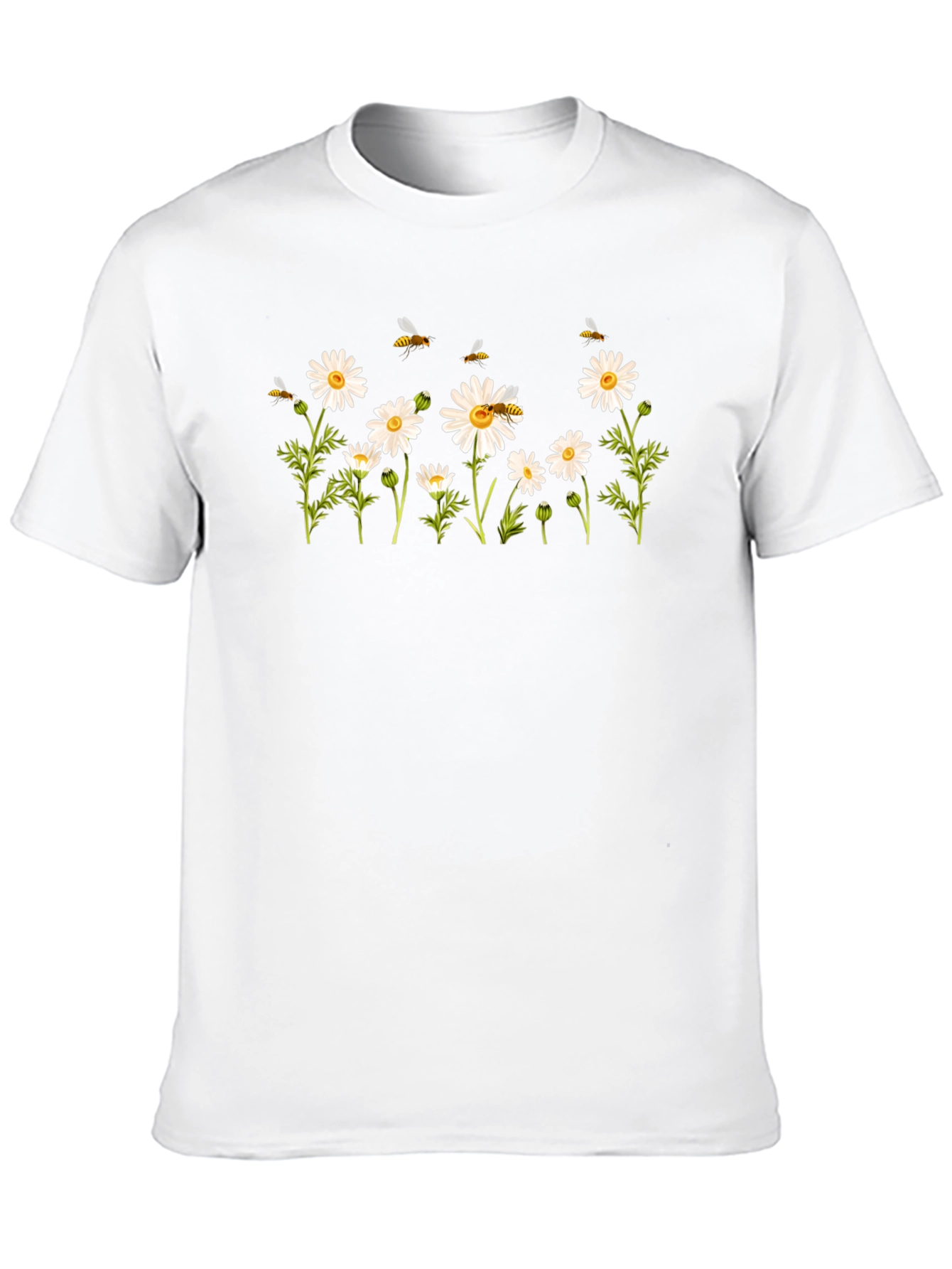 Daisy & Bee Graphic Black T-Shirt