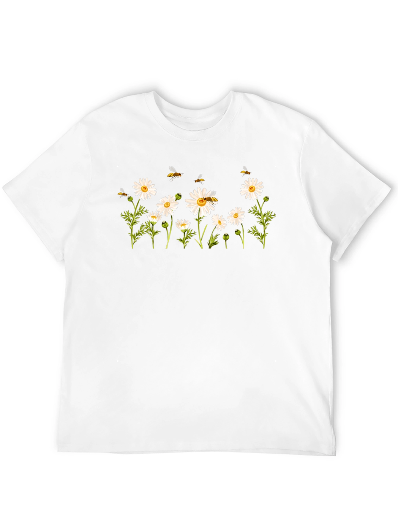 Daisy & Bee Graphic Black T-Shirt
