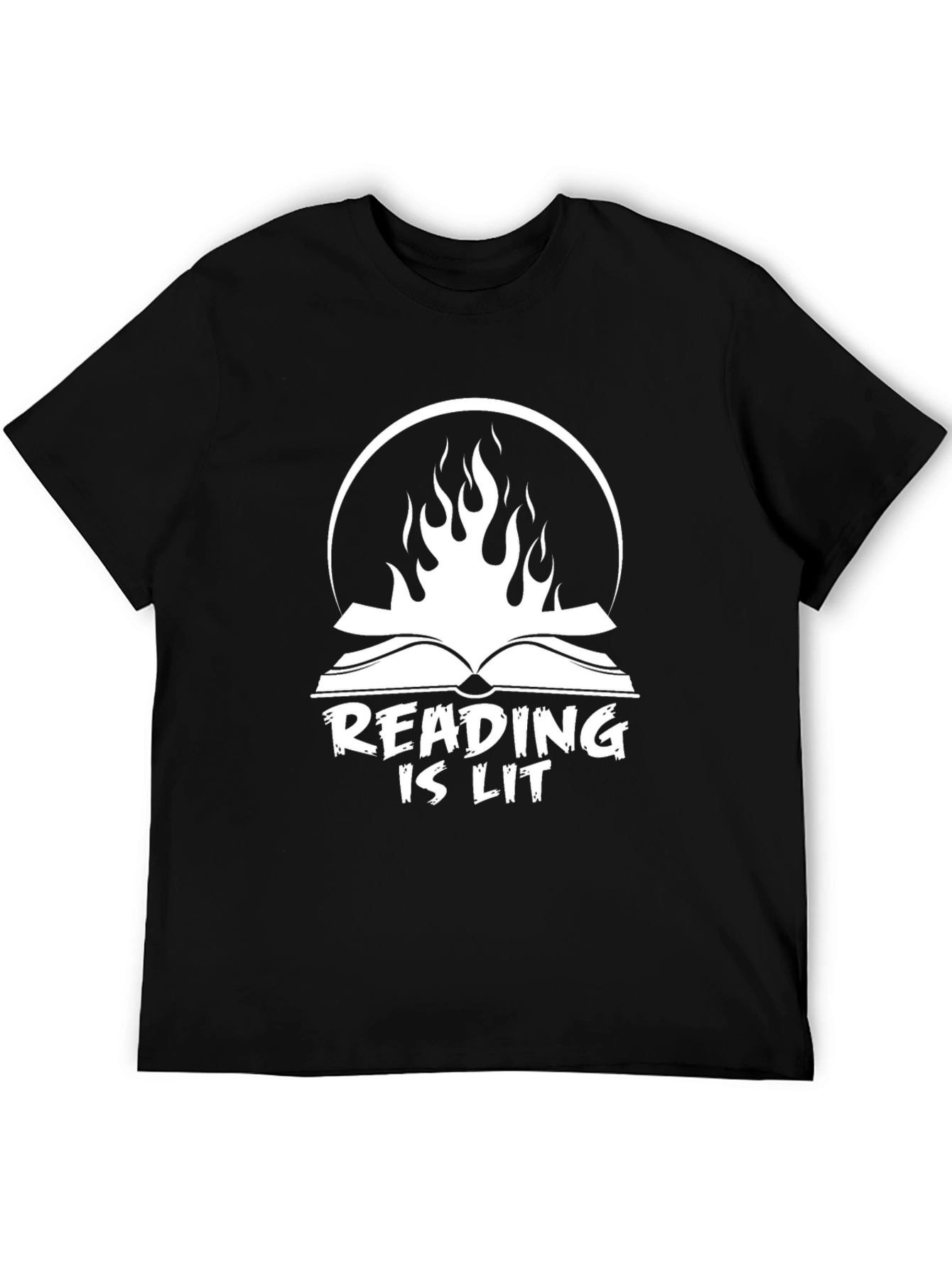 Reading is Lit Graphic Tee - Book Lover Shirt